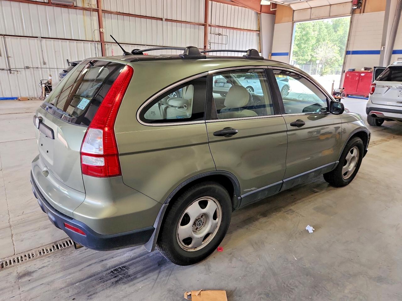 2007 Honda Cr-v Lx Green vin: 5J6RE38367L000841