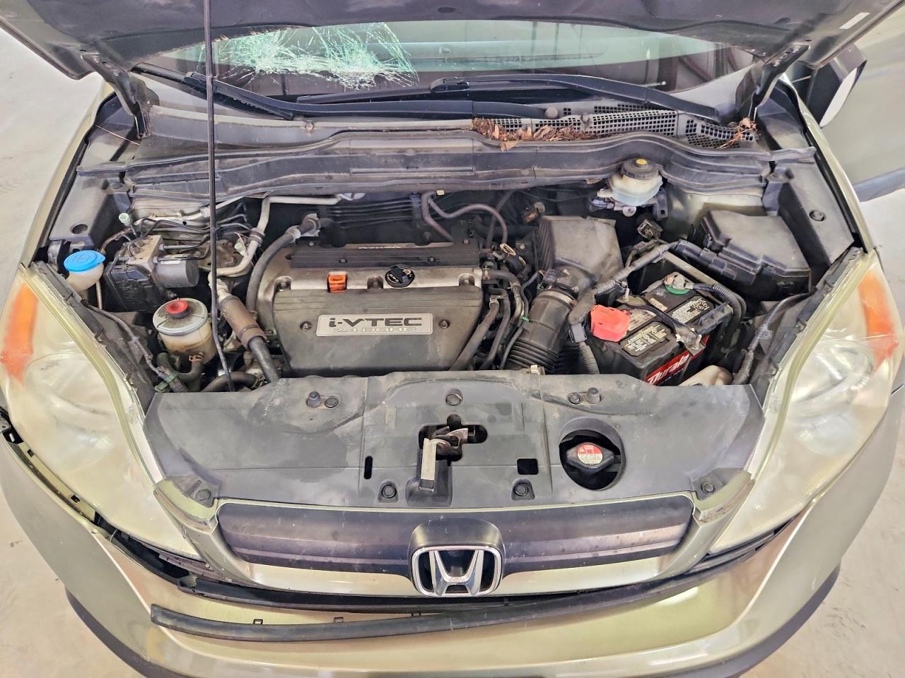 2007 Honda Cr-v Lx Green vin: 5J6RE38367L000841