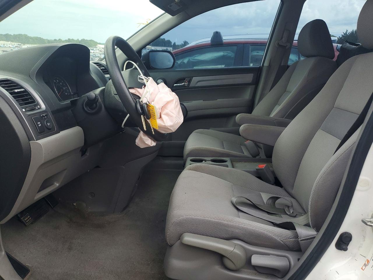 2008 Honda Cr-v Lx White vin: 5J6RE38368L006706