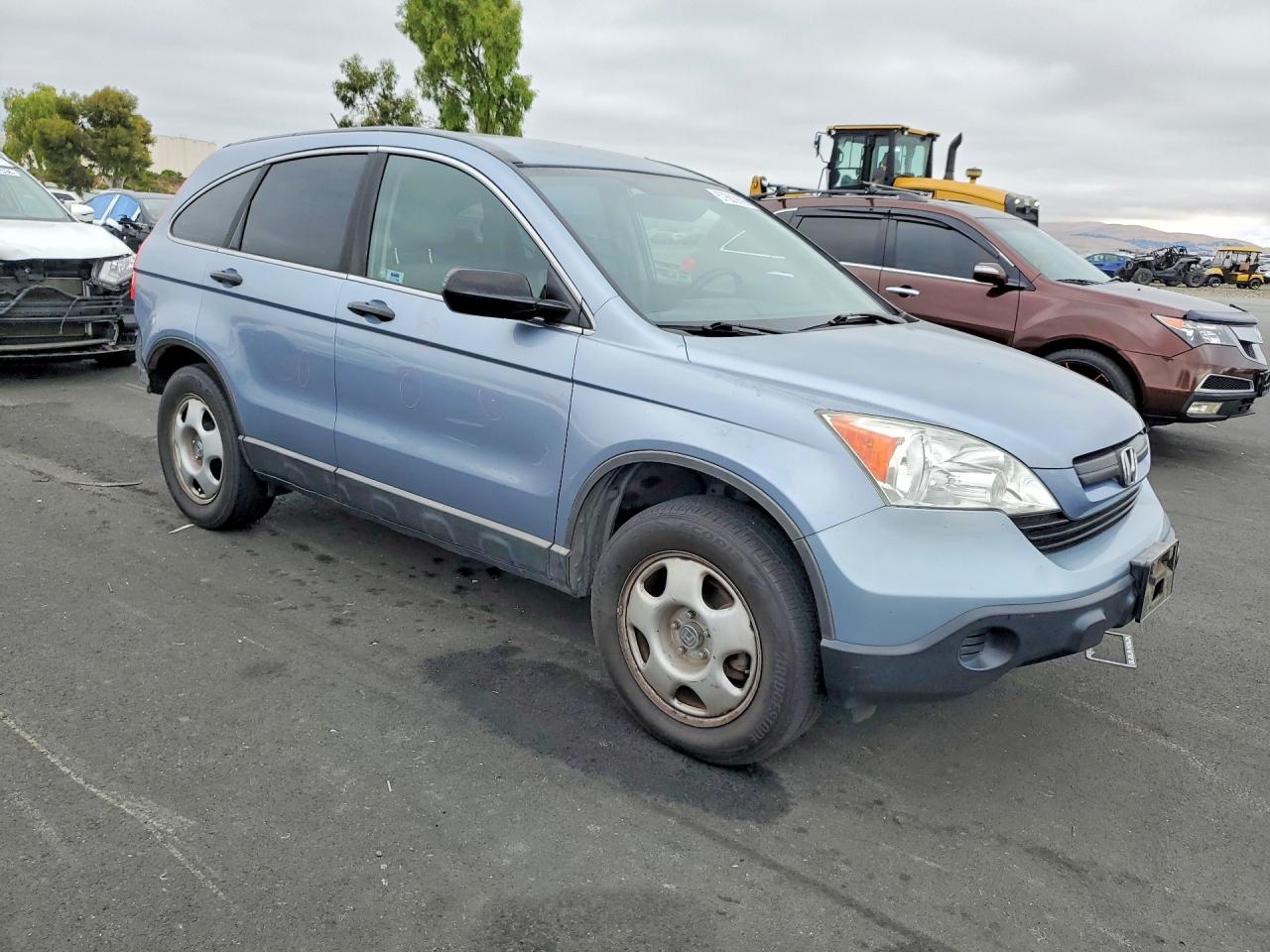2008 Honda Cr-v Lx Blue vin: 5J6RE38368L007015