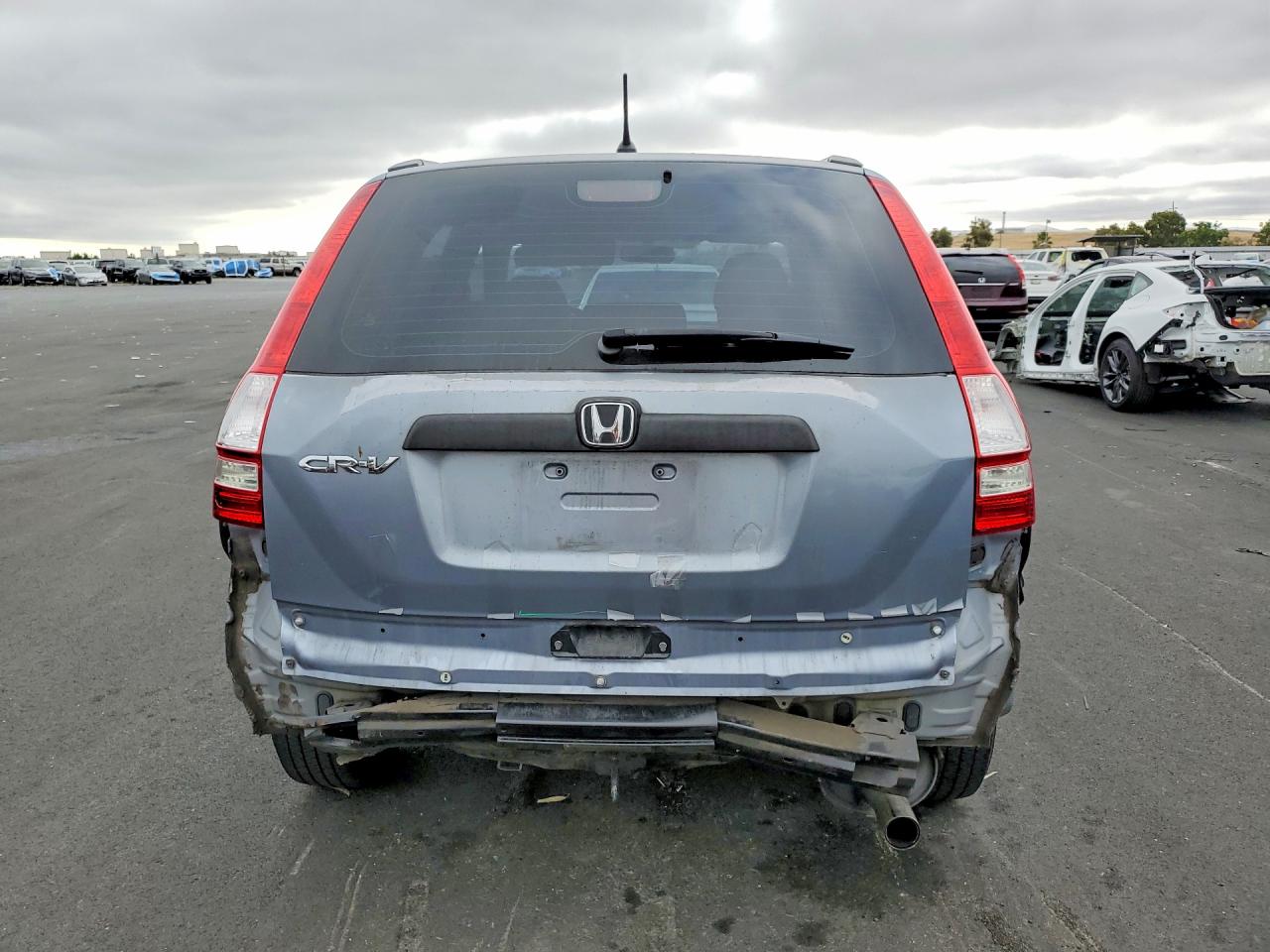 2008 Honda Cr-v Lx Blue vin: 5J6RE38368L007015