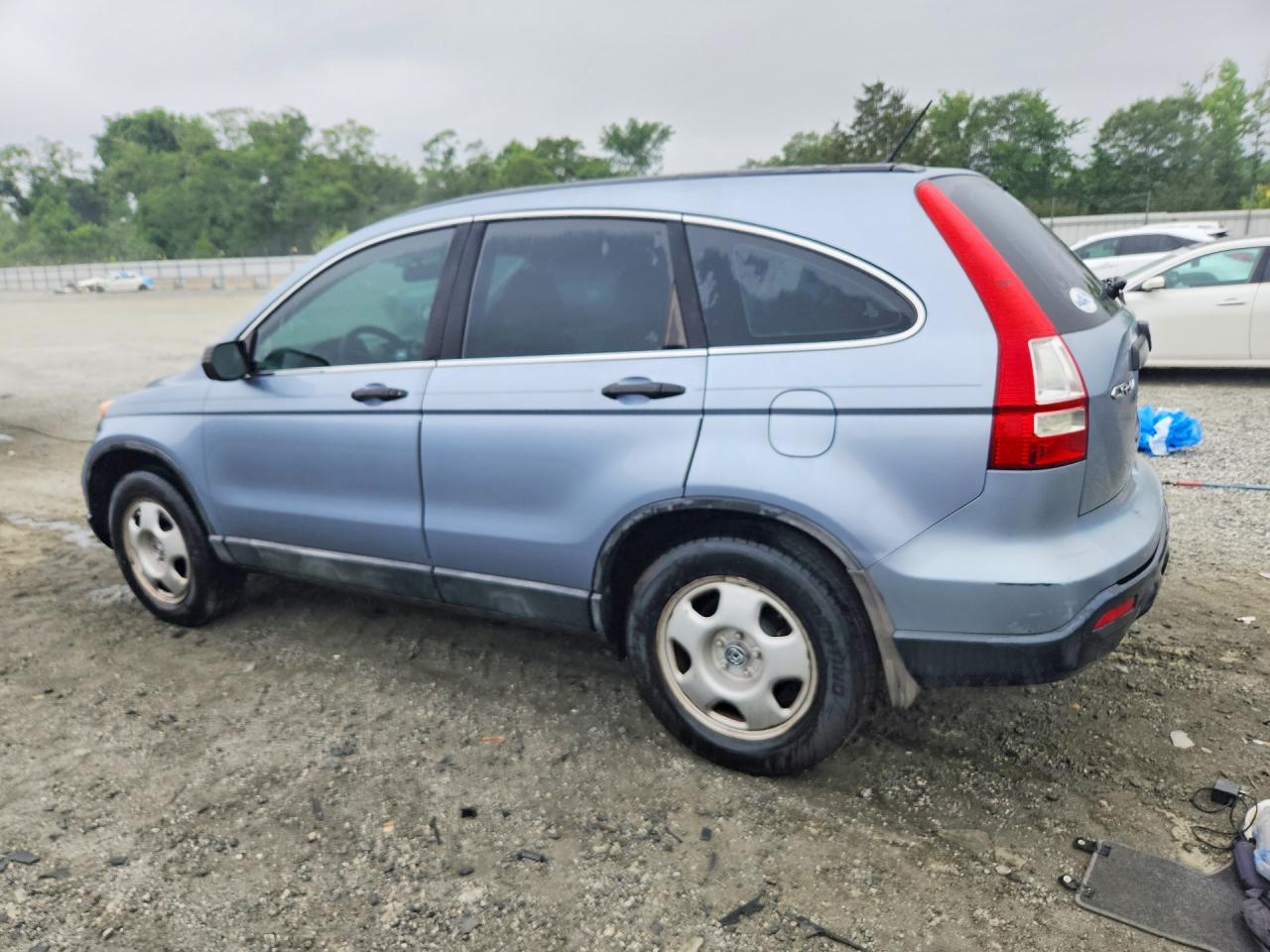 2009 Honda Cr-v Lx Blue vin: 5J6RE38369L031834