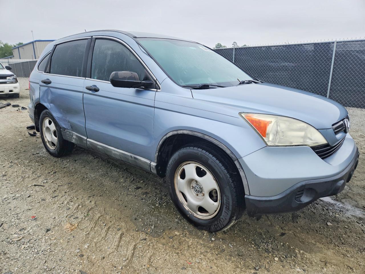 2009 Honda Cr-v Lx Blue vin: 5J6RE38369L031834