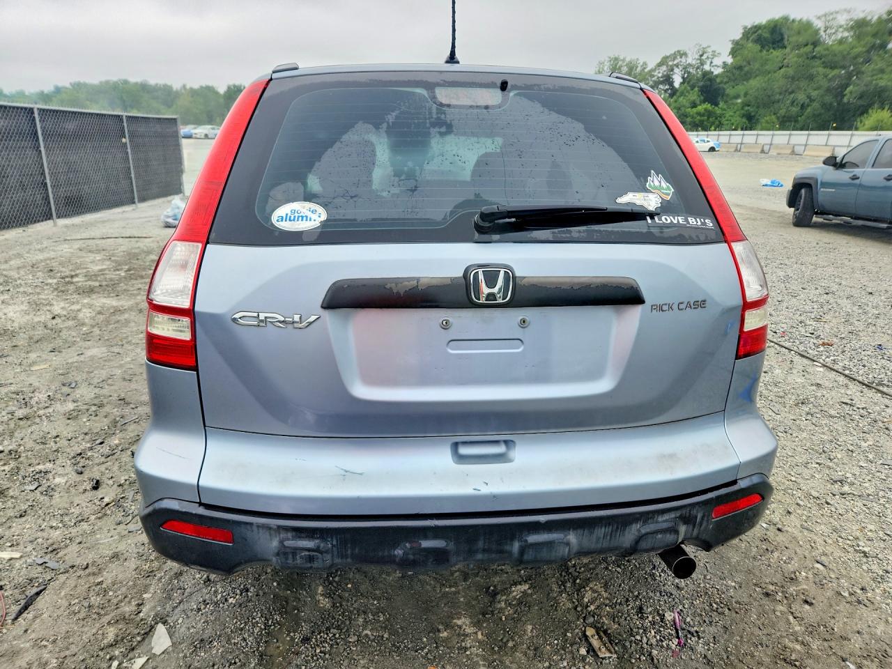 2009 Honda Cr-v Lx Blue vin: 5J6RE38369L031834