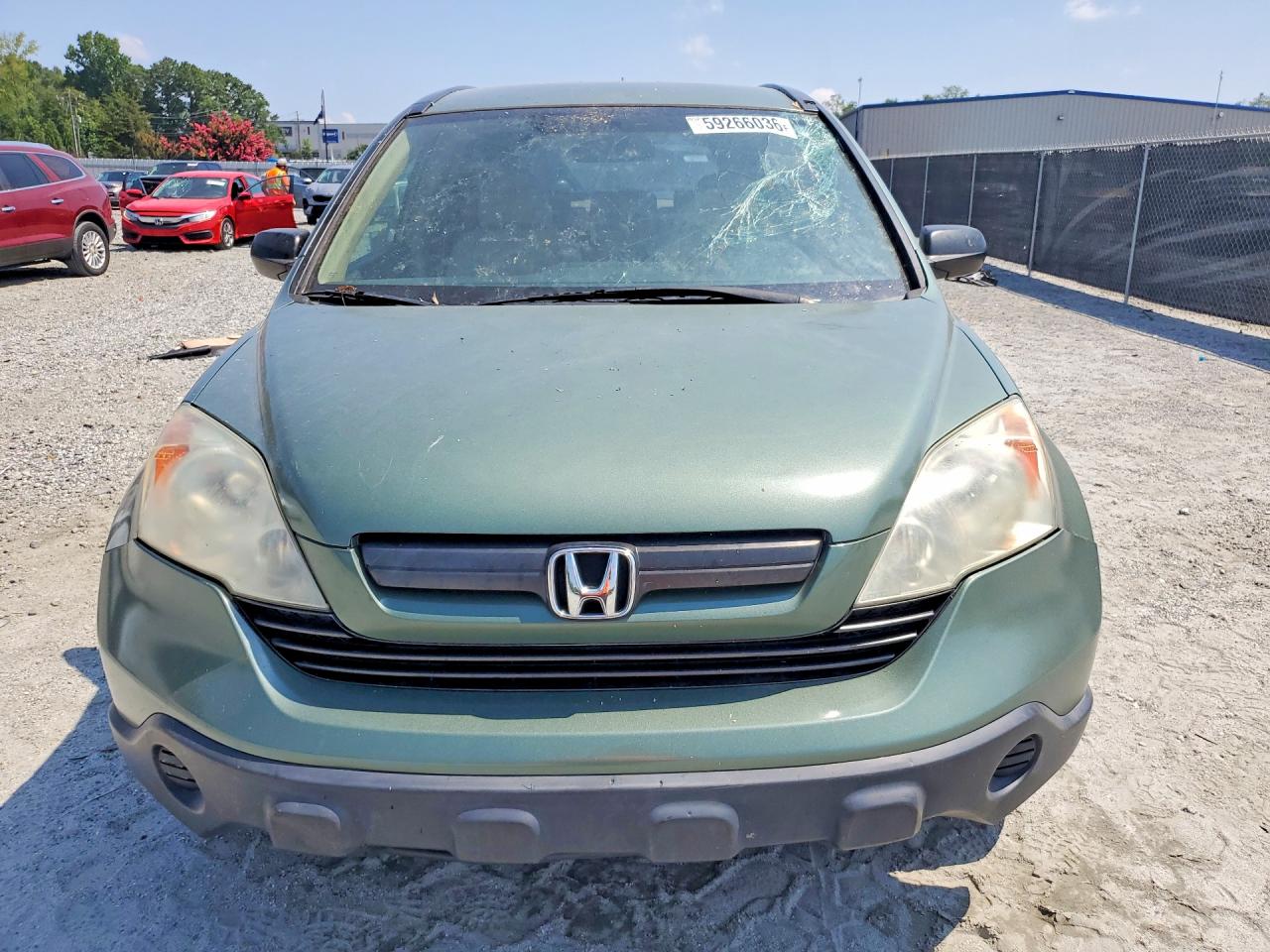2007 Honda Cr-v Lx Зеленый vin: 5J6RE38377L001481