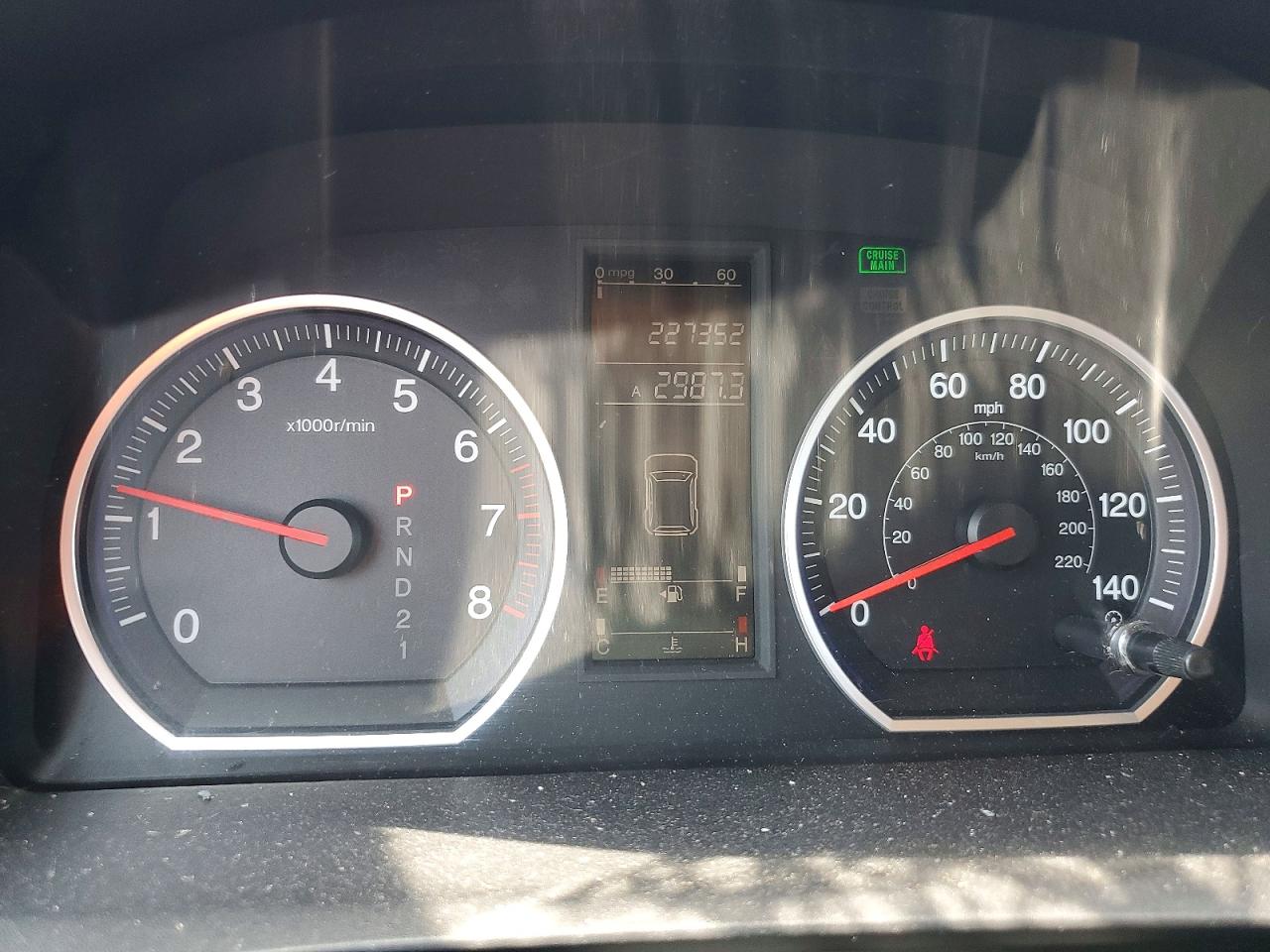 2007 Honda Cr-v Lx Зеленый vin: 5J6RE38377L001481