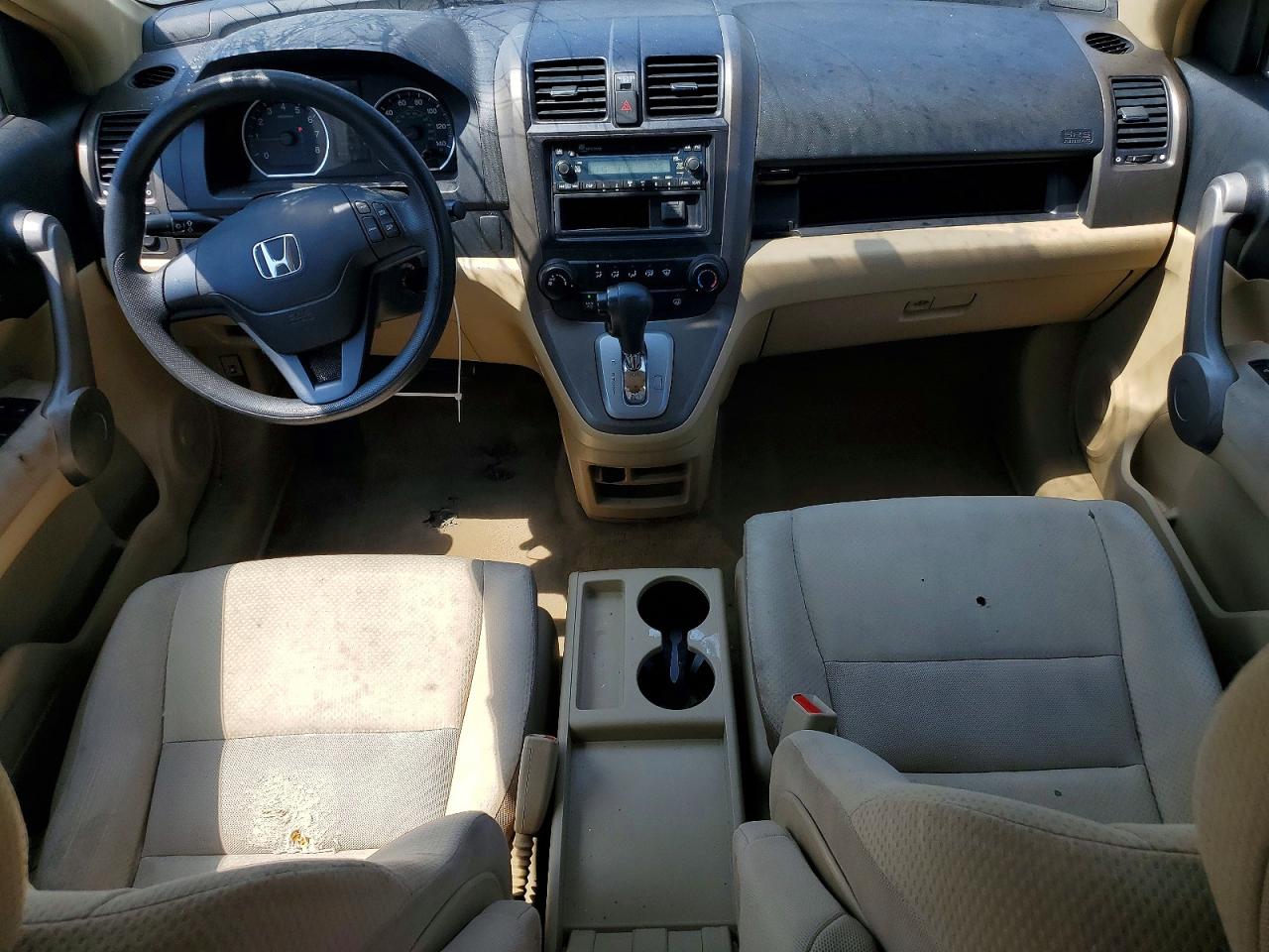 2007 Honda Cr-v Lx Зеленый vin: 5J6RE38377L001481