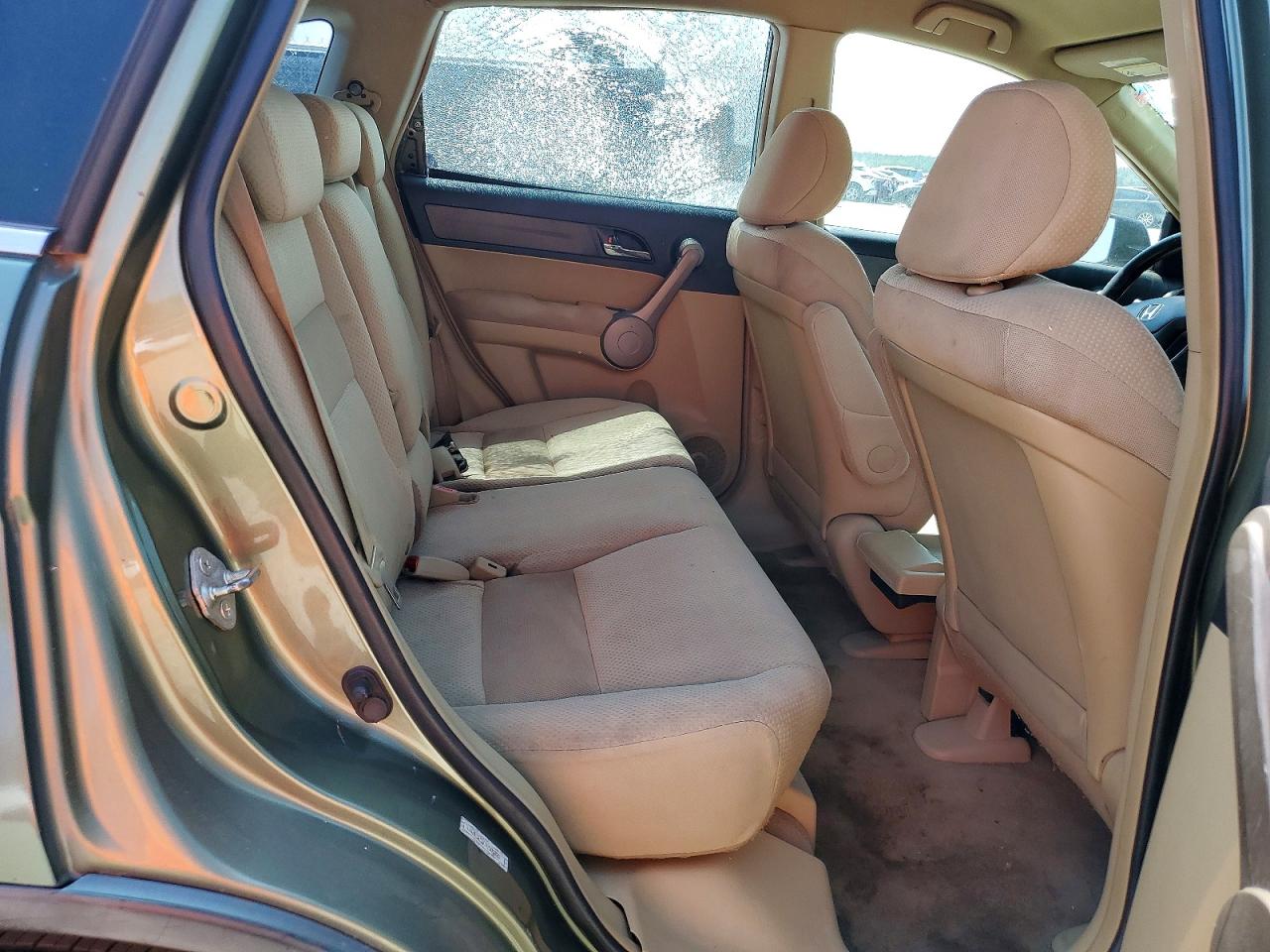 2007 Honda Cr-v Lx Зеленый vin: 5J6RE38377L001481