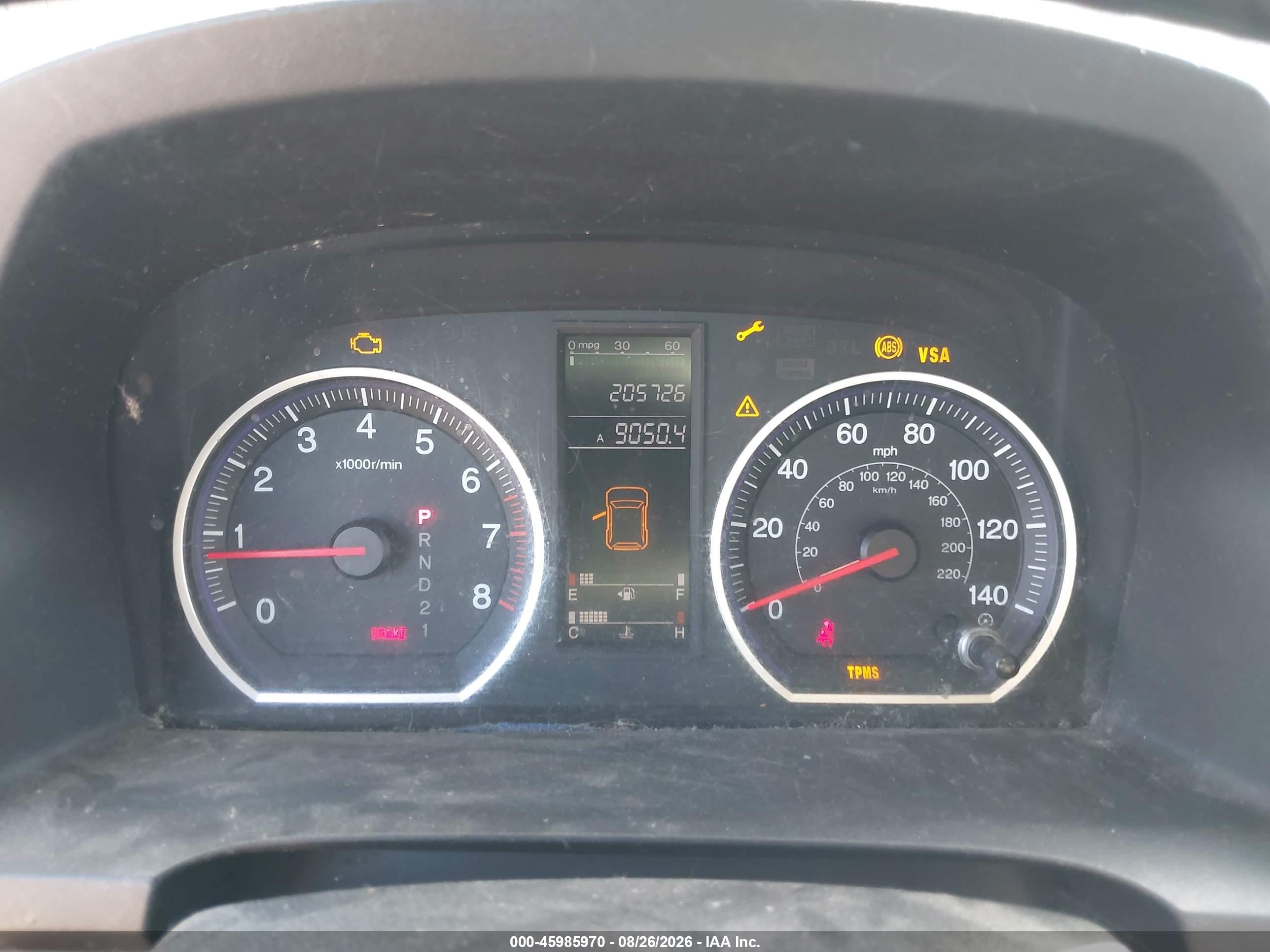 2008 Honda Cr-v Lx Blue vin: 5J6RE38378L008805