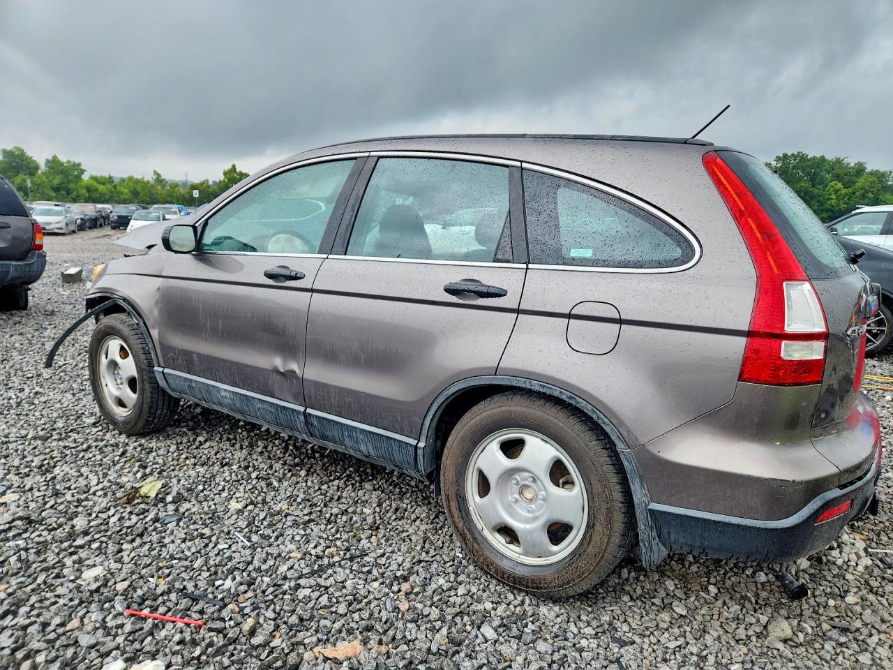 2009 Honda Cr-v Lx Gray vin: 5J6RE38379L016713