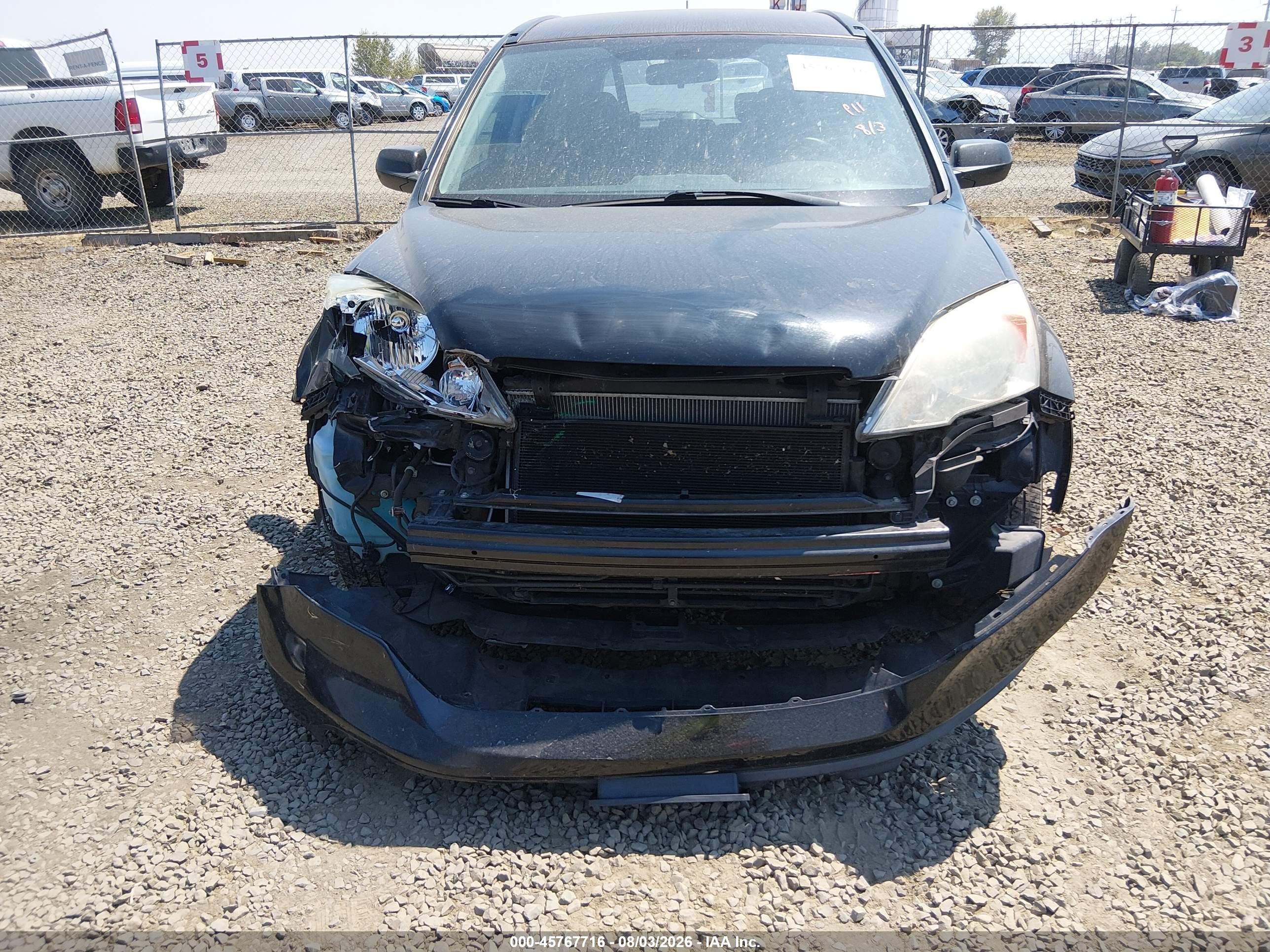 2009 Honda Cr-v Lx Black vin: 5J6RE38379L030952