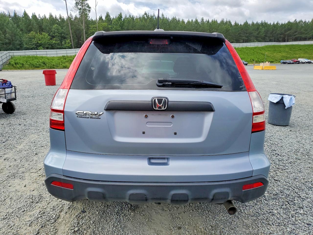 2009 Honda Cr-v Lx Blue vin: 5J6RE38389L002139