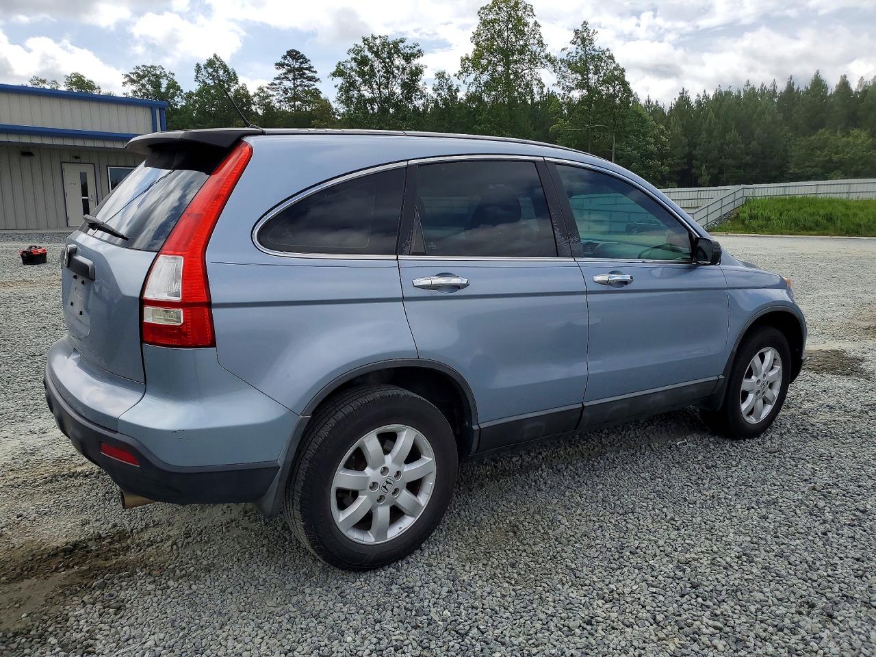 2009 Honda Cr-v Lx Blue vin: 5J6RE38389L002139