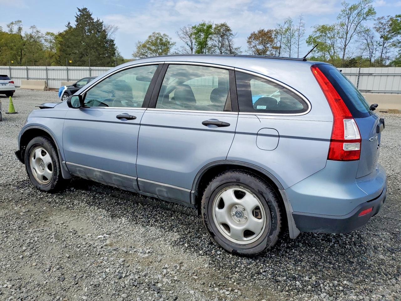 2009 Honda Cr-v Lx Blue vin: 5J6RE38389L017398