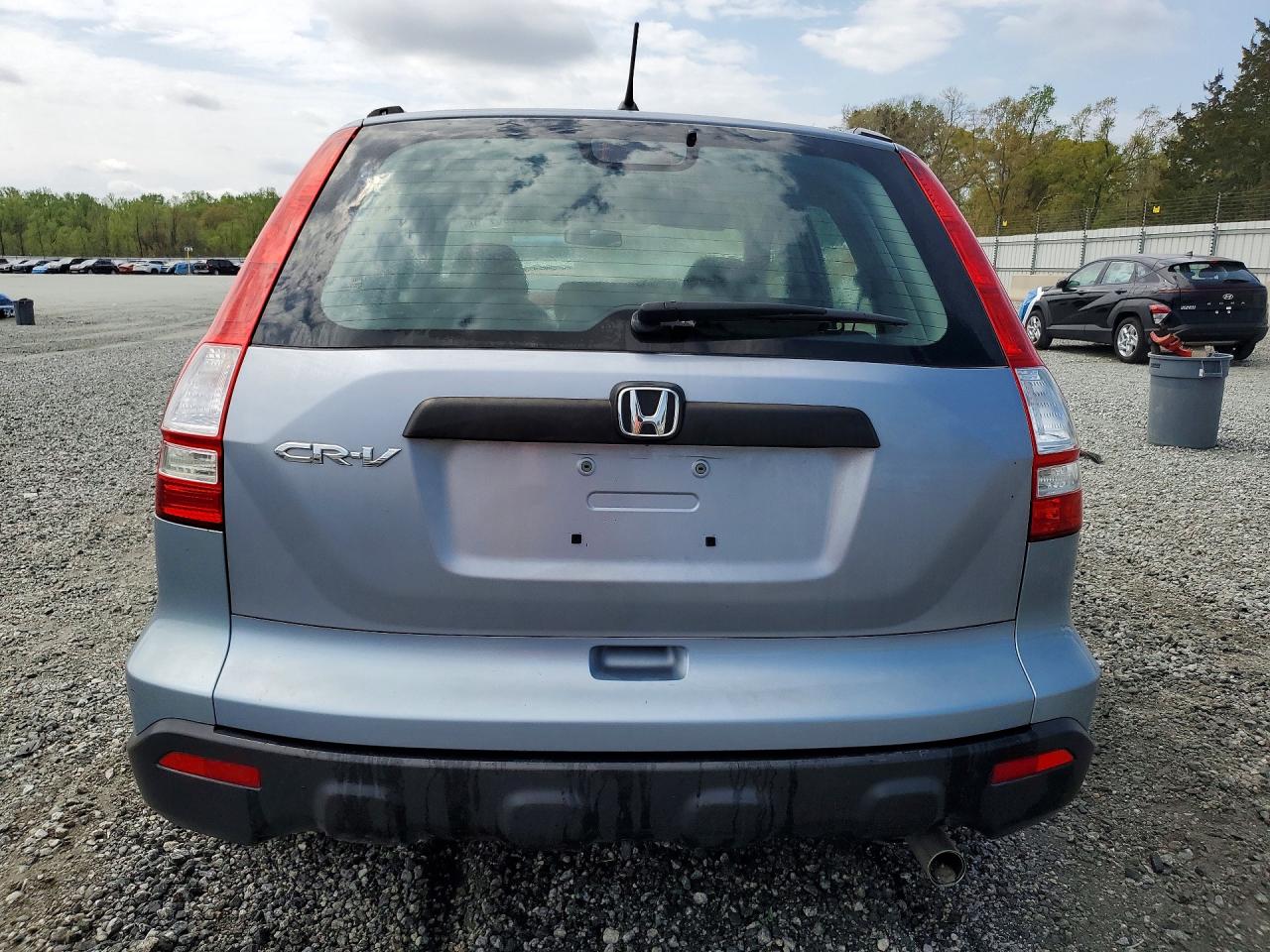 2009 Honda Cr-v Lx Blue vin: 5J6RE38389L017398