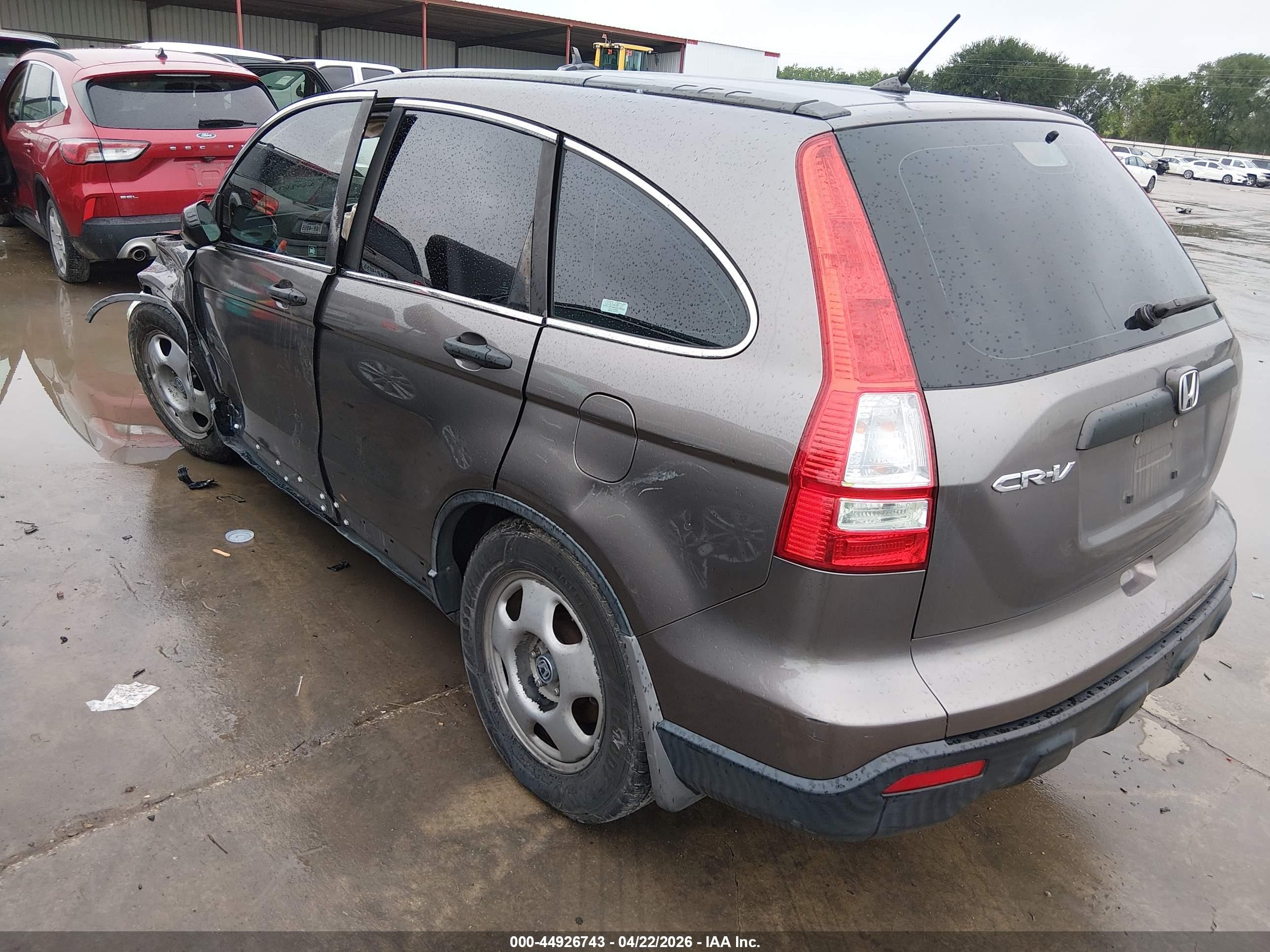 2009 Honda Cr-v Lx Beige vin: 5J6RE38389L023654