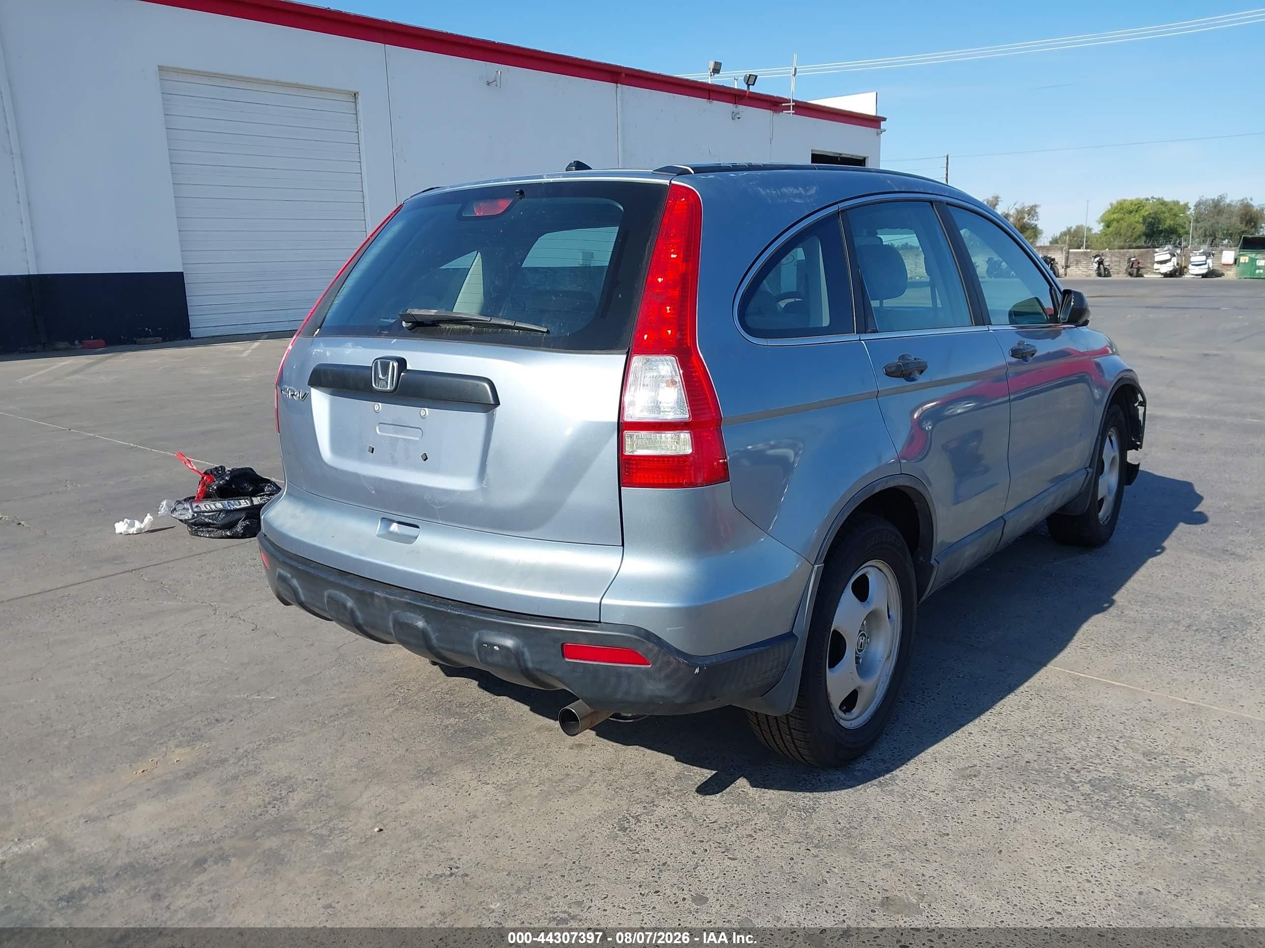 2008 Honda Cr-v Lx Light Blue vin: 5J6RE38398L007672