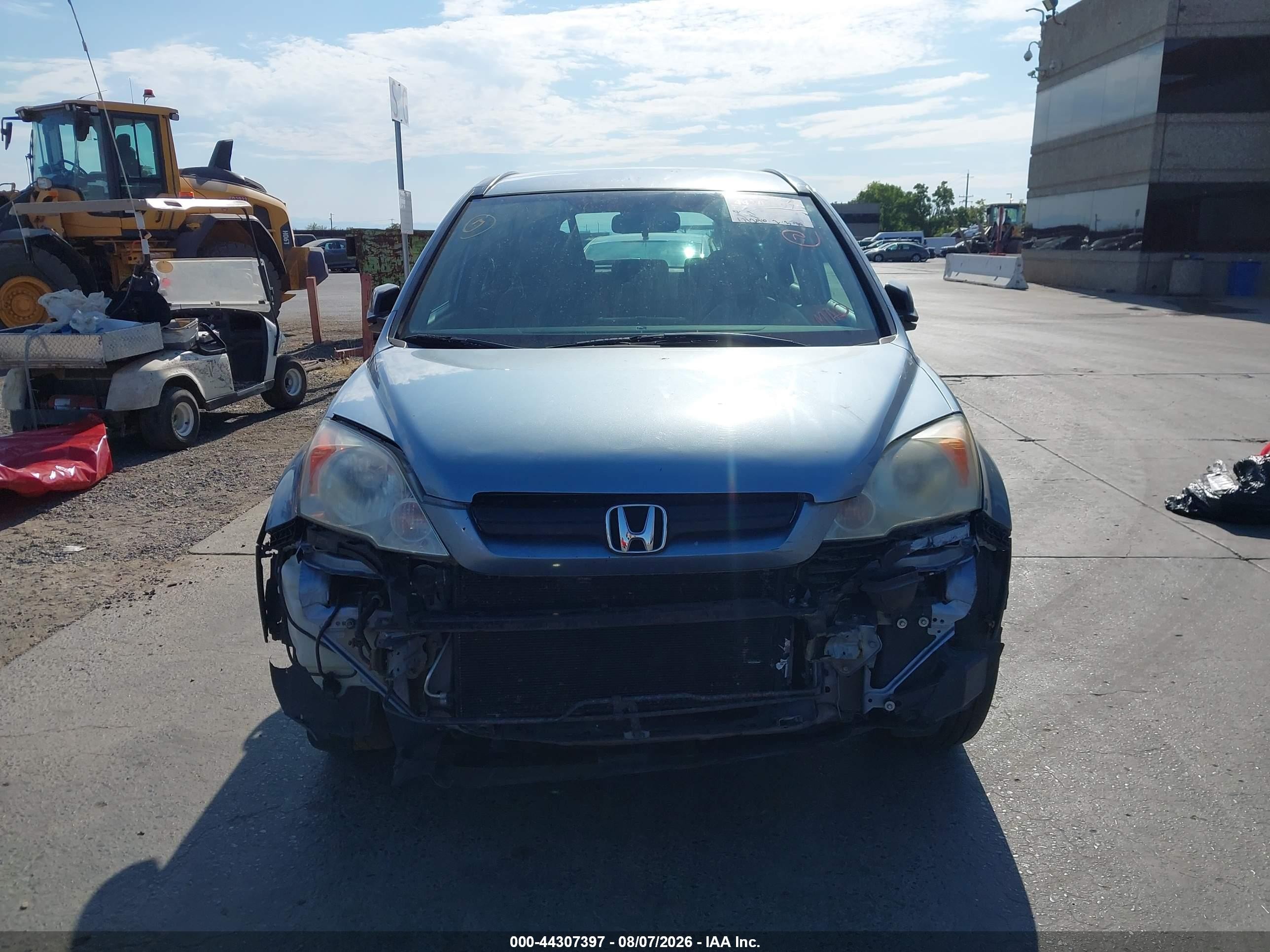 2008 Honda Cr-v Lx Light Blue vin: 5J6RE38398L007672