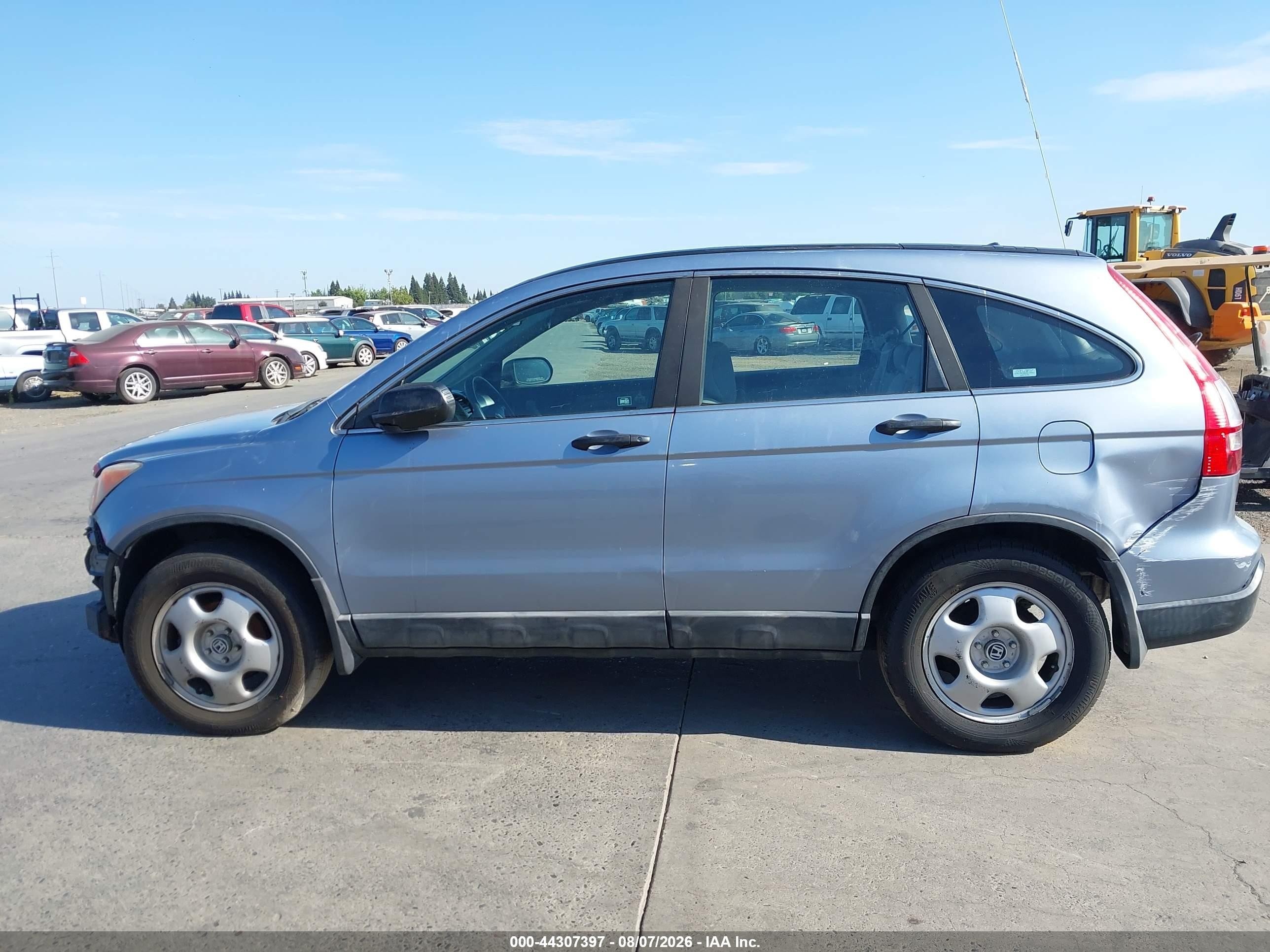 2008 Honda Cr-v Lx Light Blue vin: 5J6RE38398L007672