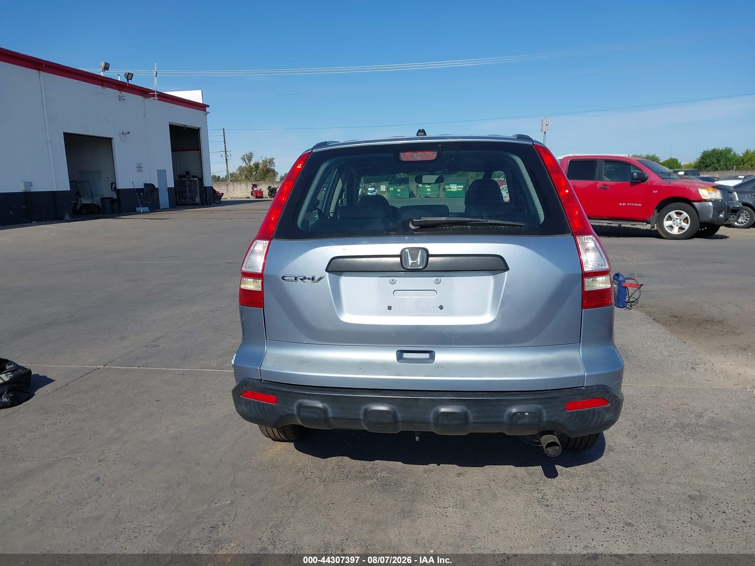 2008 Honda Cr-v Lx Light Blue vin: 5J6RE38398L007672