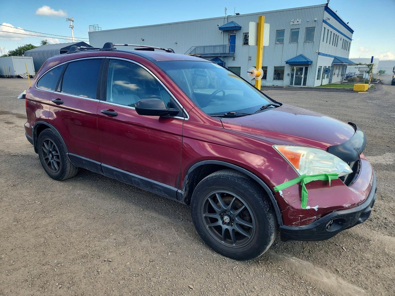 2008 Honda Cr-v Lx Burgundy vin: 5J6RE38398L802429