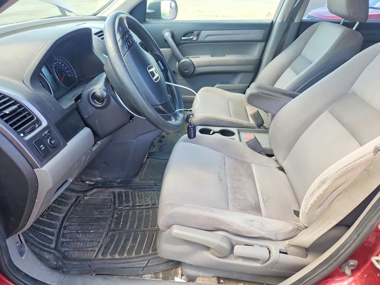 2008 Honda Cr-v Lx Burgundy vin: 5J6RE38398L802429