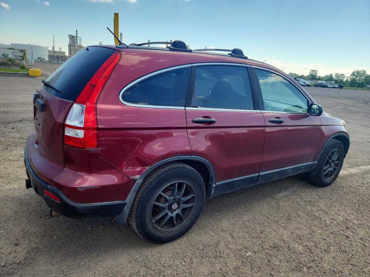 2008 Honda Cr-v Lx Burgundy vin: 5J6RE38398L802429