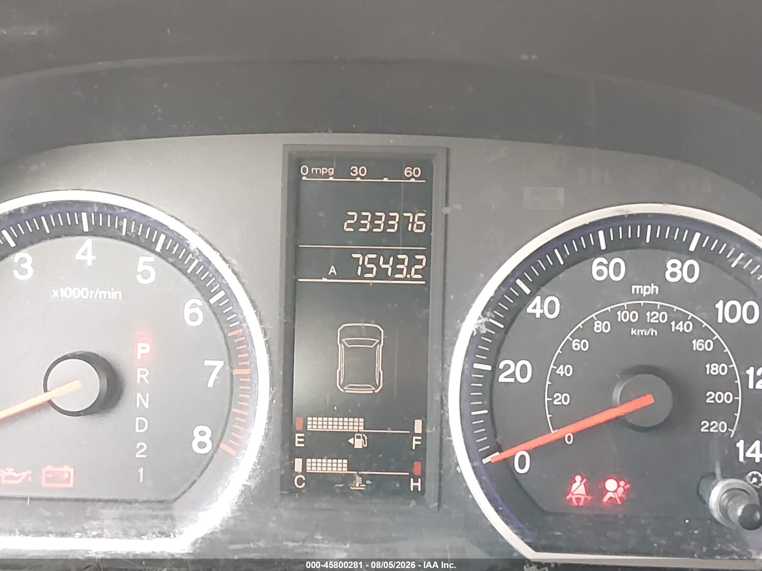 2009 Honda Cr-v Lx Blue vin: 5J6RE38399L009598