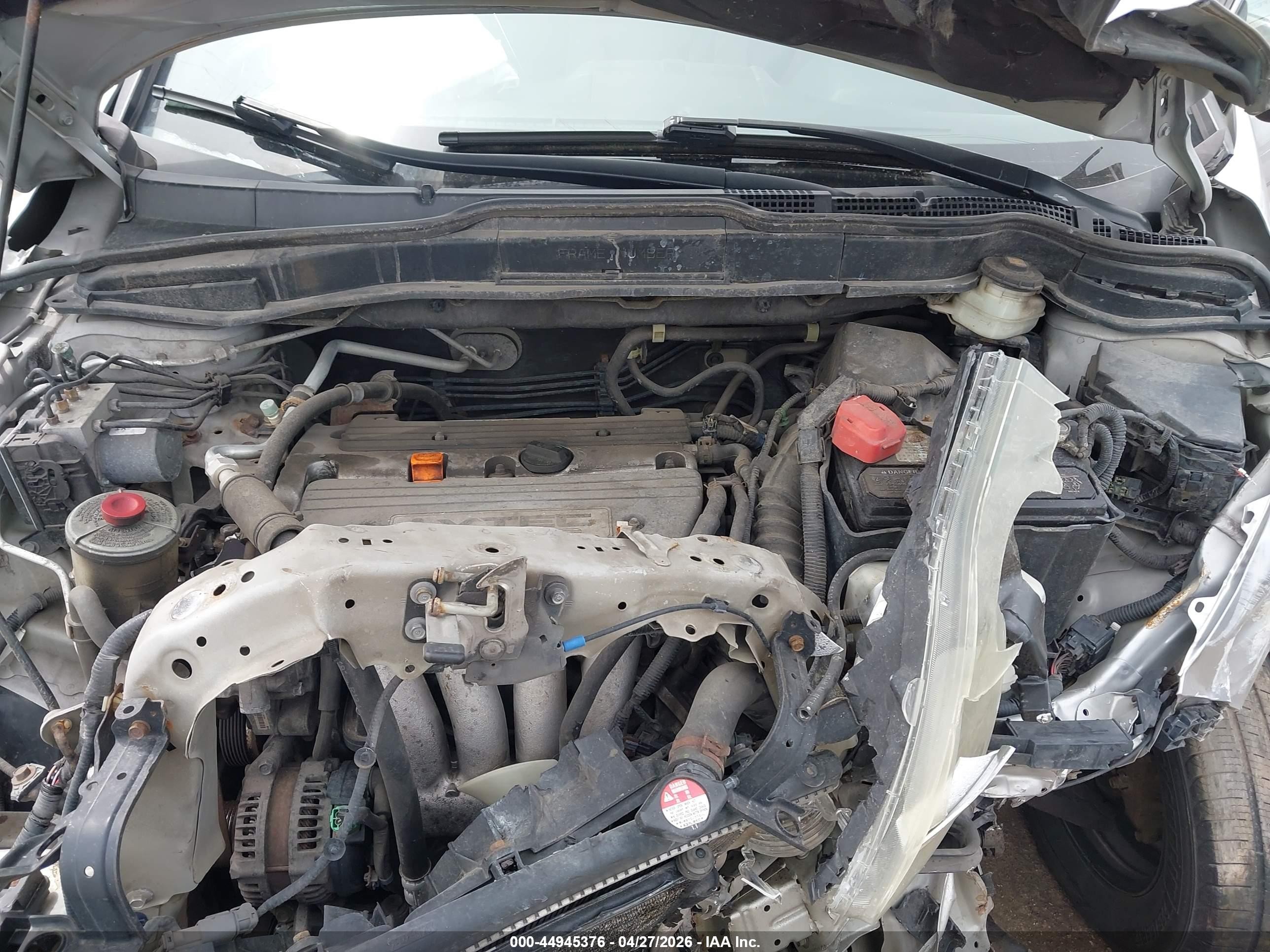 2009 Honda Cr-v Lx Silver vin: 5J6RE383X9L030556