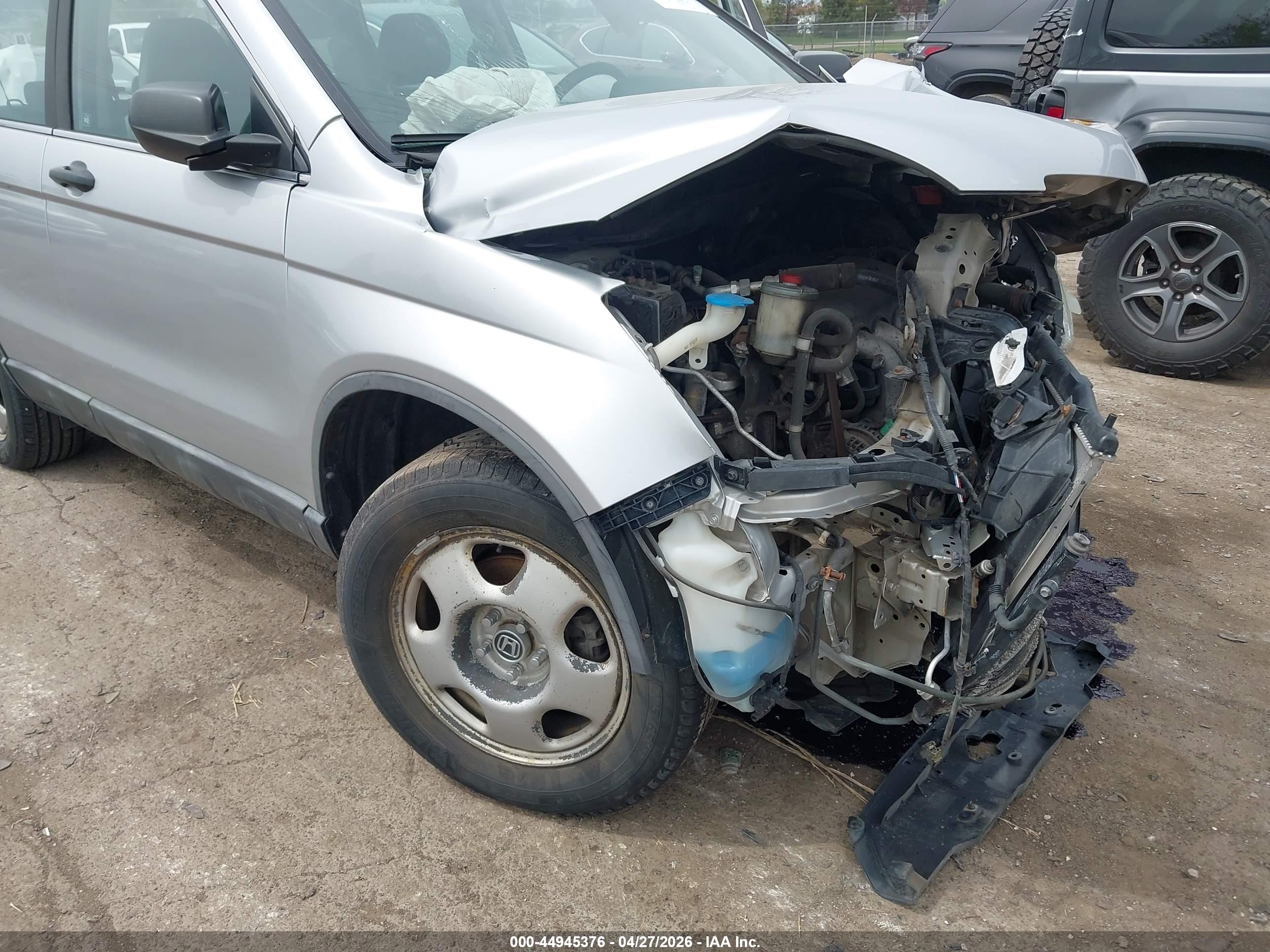 2009 Honda Cr-v Lx Silver vin: 5J6RE383X9L030556