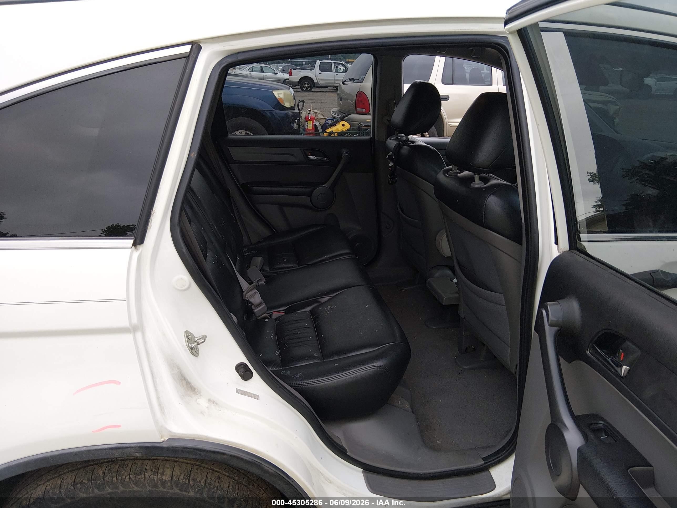 2009 Honda Cr-v Ex White vin: 5J6RE38509L015680
