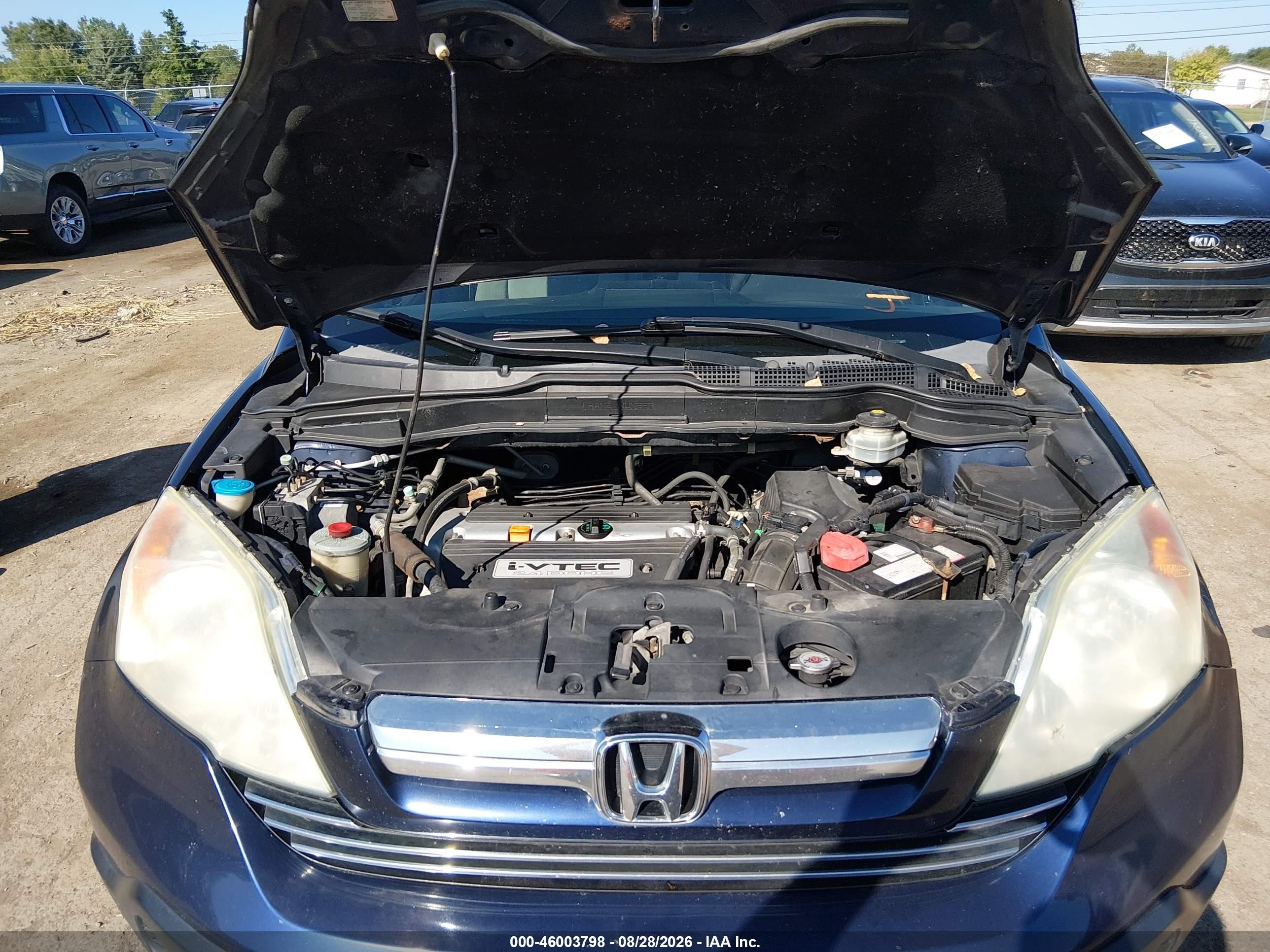 2009 Honda Cr-v Ex Blue vin: 5J6RE38519L010827