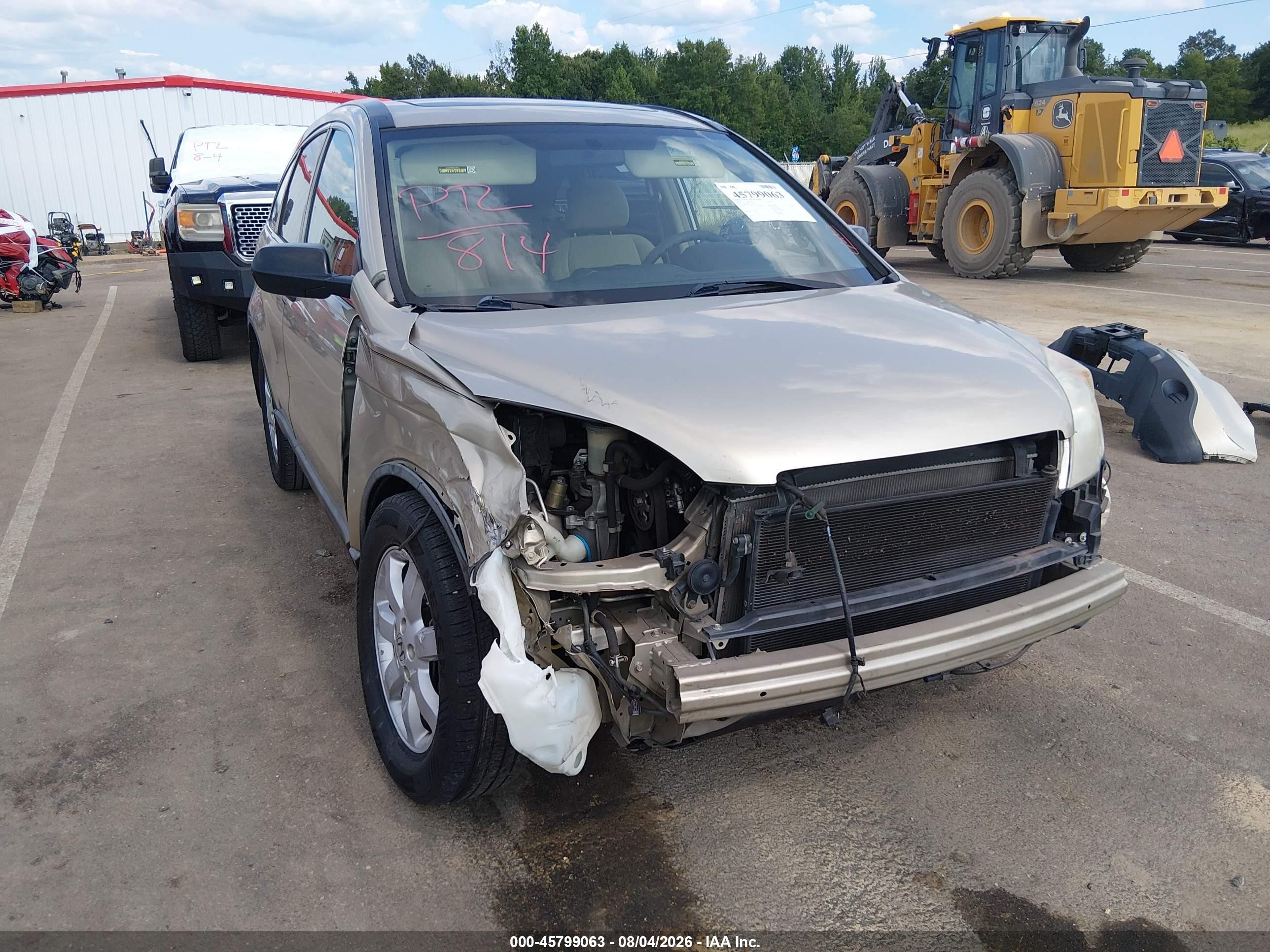 2009 Honda Cr-v Ex Желто-коричневый vin: 5J6RE38519L033105