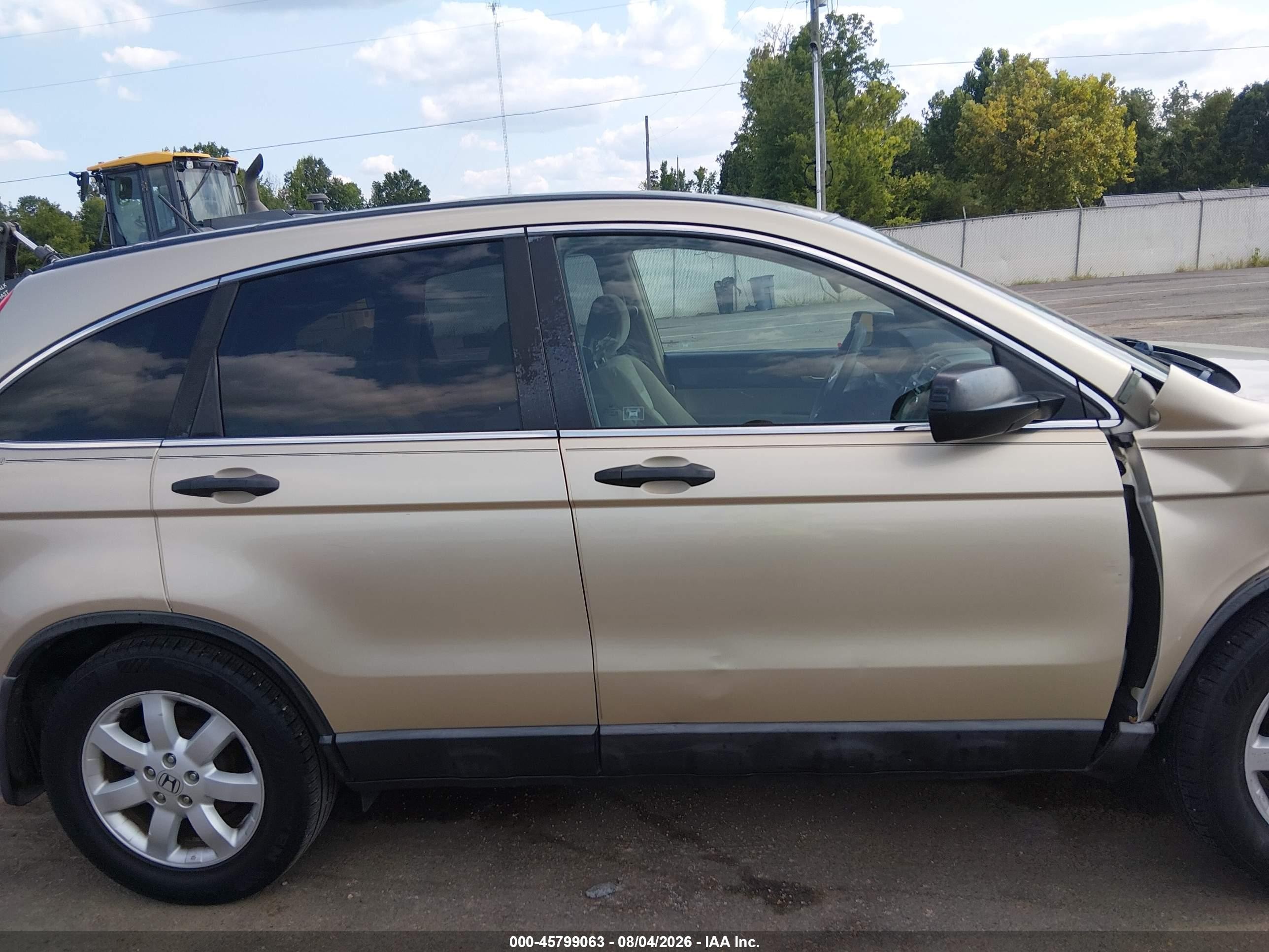 2009 Honda Cr-v Ex Желто-коричневый vin: 5J6RE38519L033105
