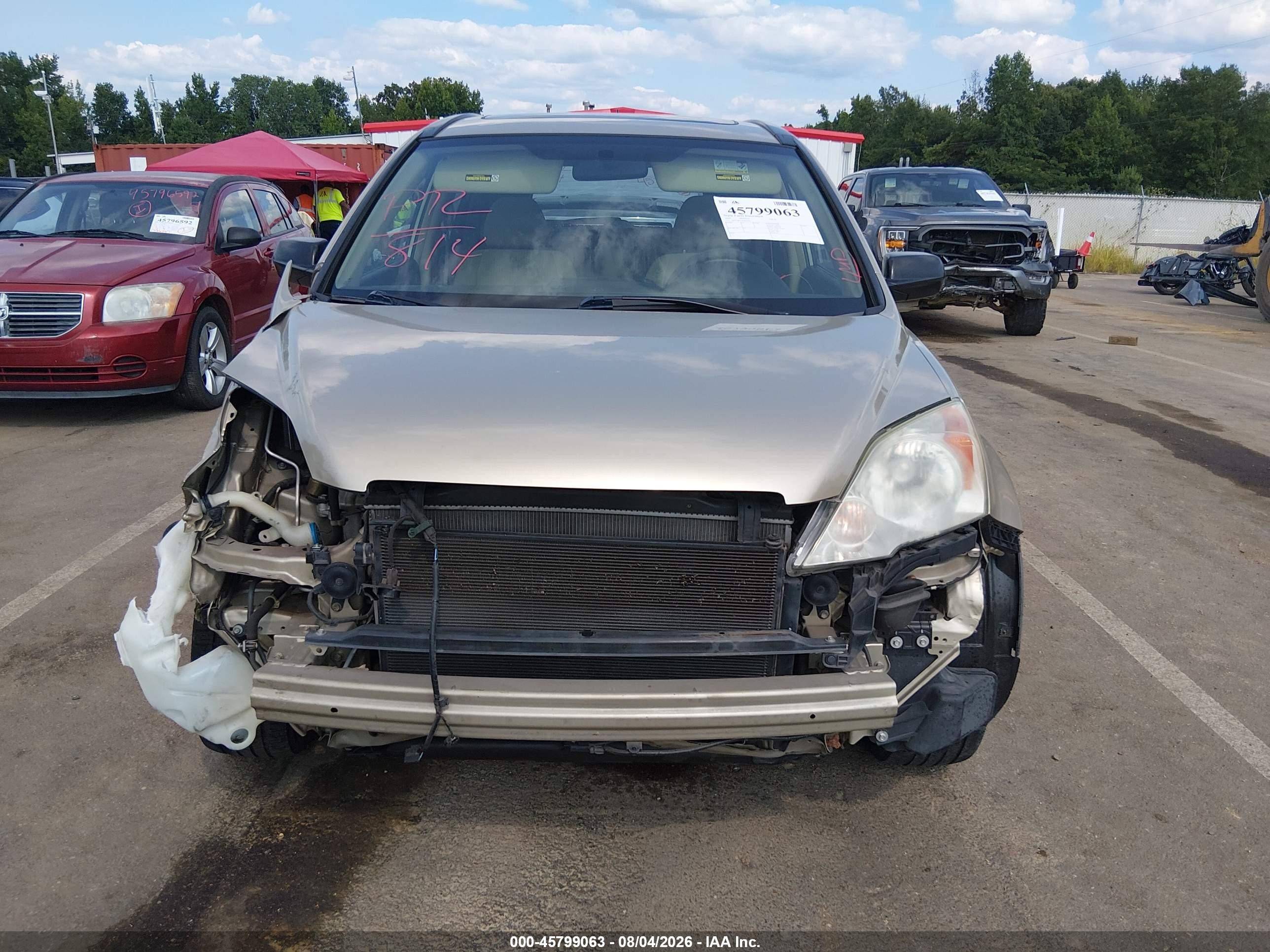 2009 Honda Cr-v Ex Желто-коричневый vin: 5J6RE38519L033105