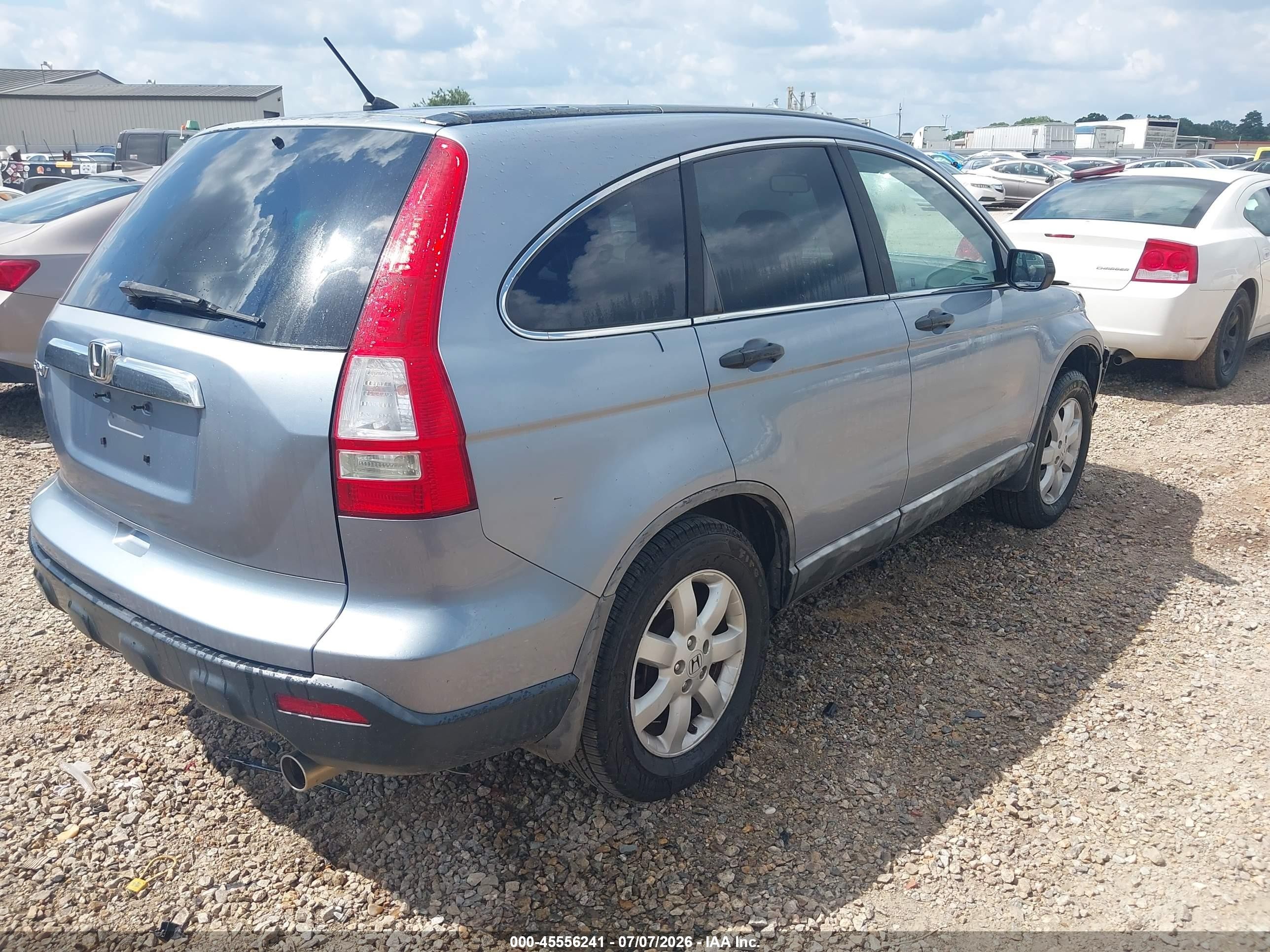 2009 Honda Cr-v Ex Blue vin: 5J6RE38529L005118