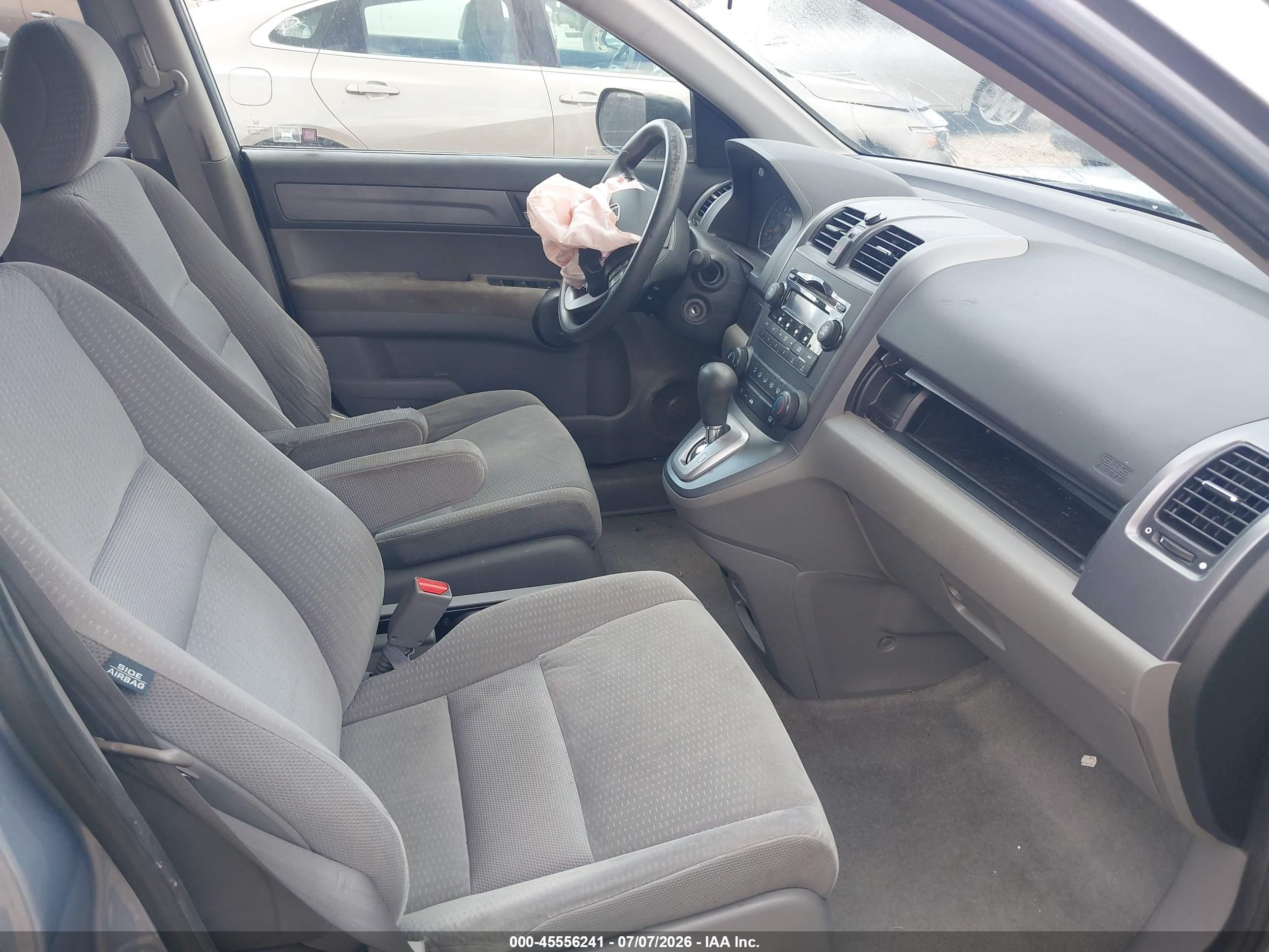 2009 Honda Cr-v Ex Blue vin: 5J6RE38529L005118