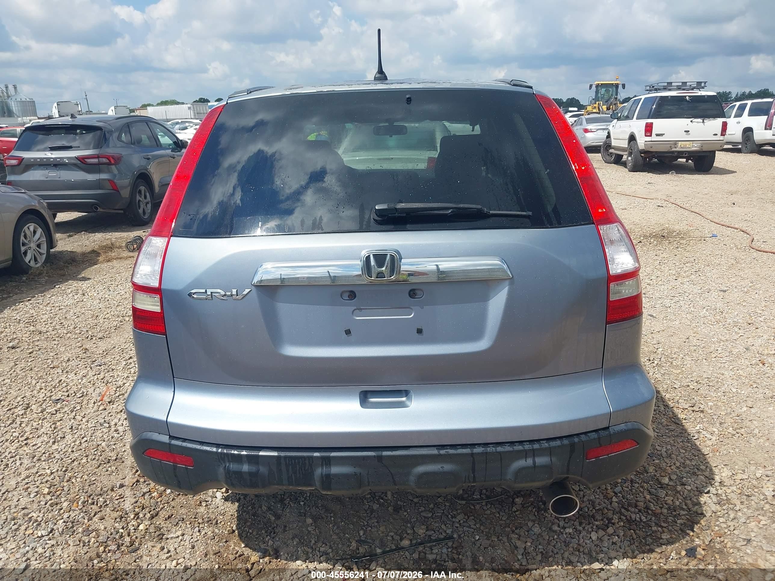 2009 Honda Cr-v Ex Blue vin: 5J6RE38529L005118