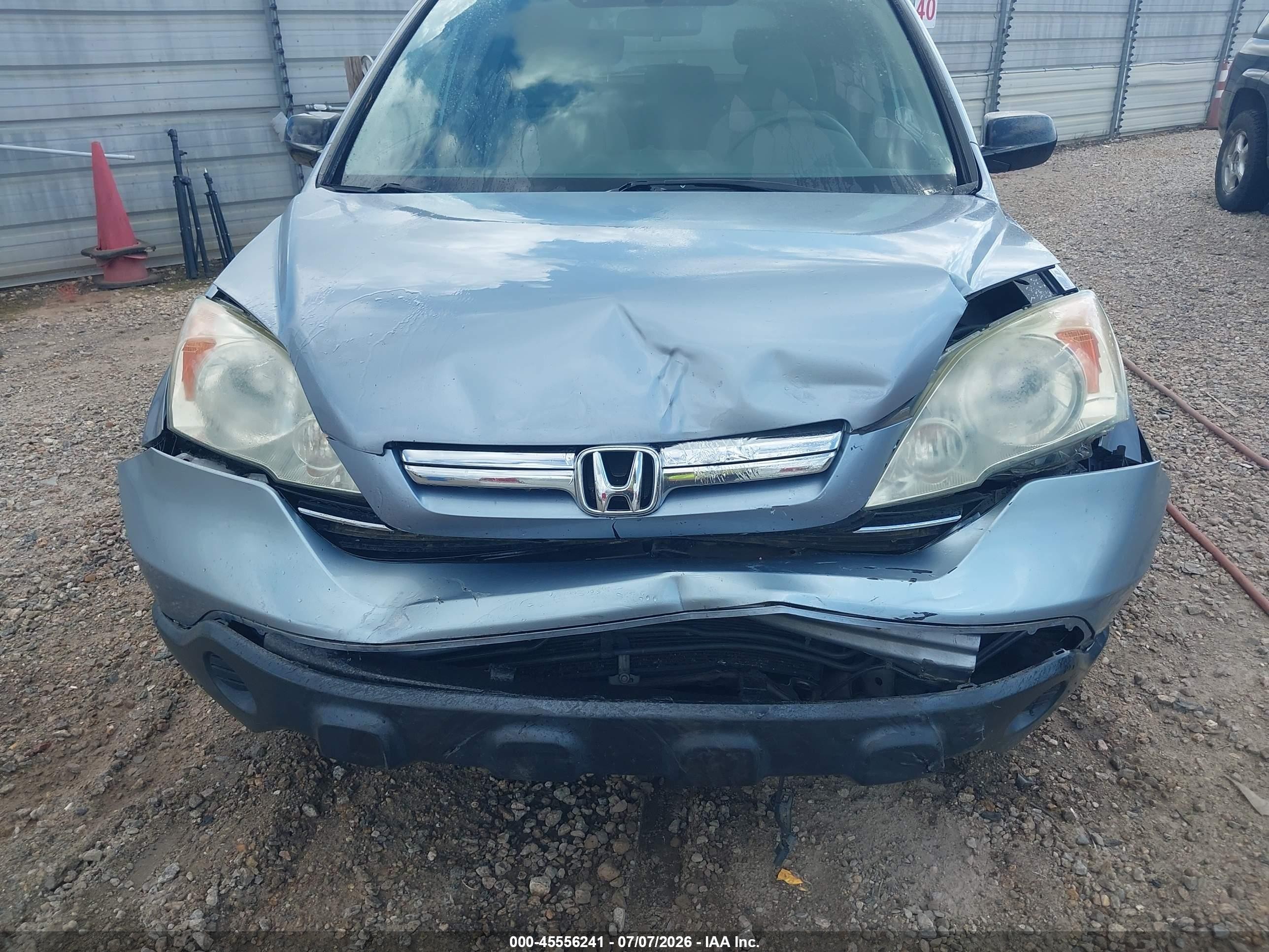 2009 Honda Cr-v Ex Blue vin: 5J6RE38529L005118