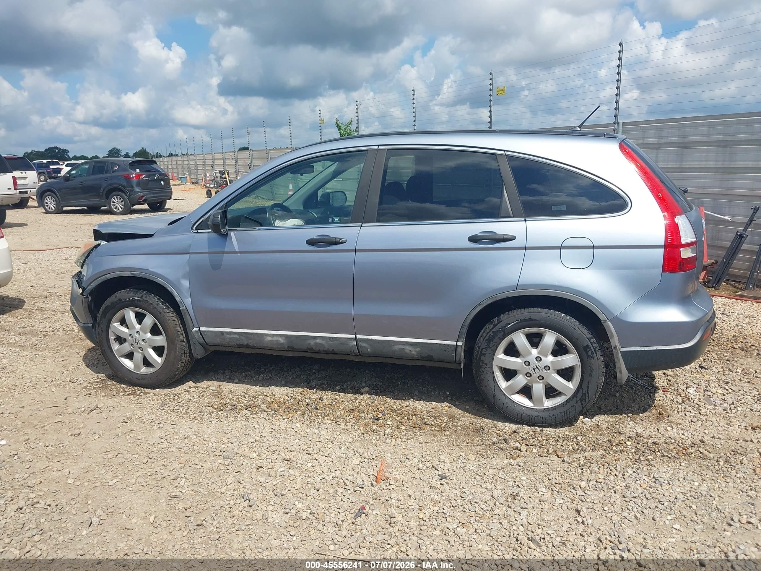 2009 Honda Cr-v Ex Blue vin: 5J6RE38529L005118