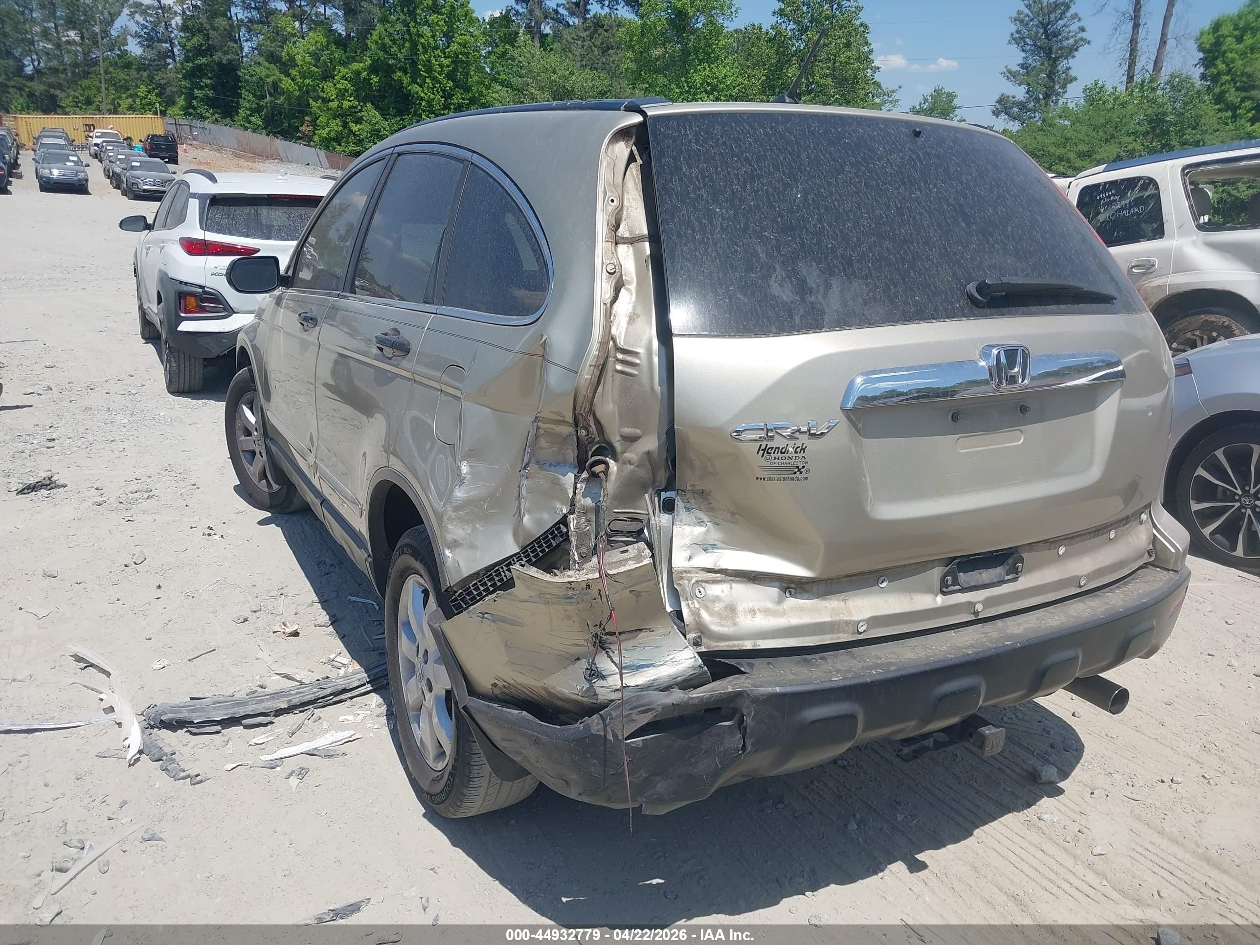 2009 Honda Cr-v Ex Бежевый vin: 5J6RE38529L010416