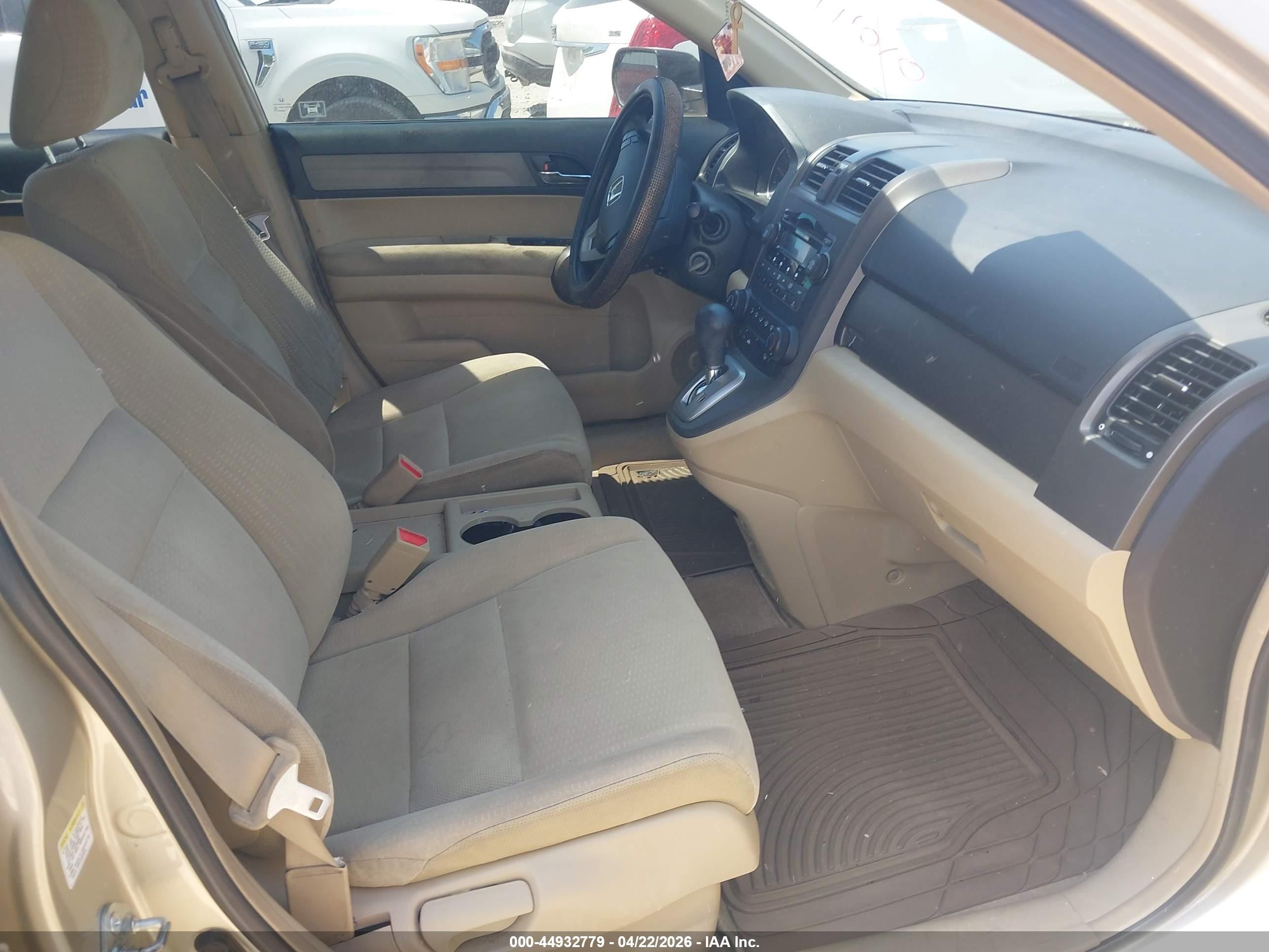 2009 Honda Cr-v Ex Бежевый vin: 5J6RE38529L010416