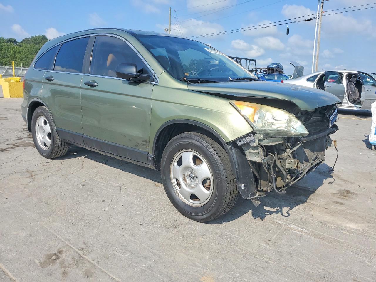 2009 Honda Cr-v Ex Green vin: 5J6RE38529L014899