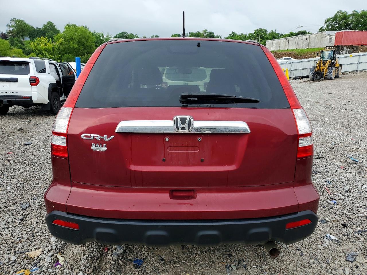 2009 Honda Cr-v Ex Burgundy vin: 5J6RE38529L015616