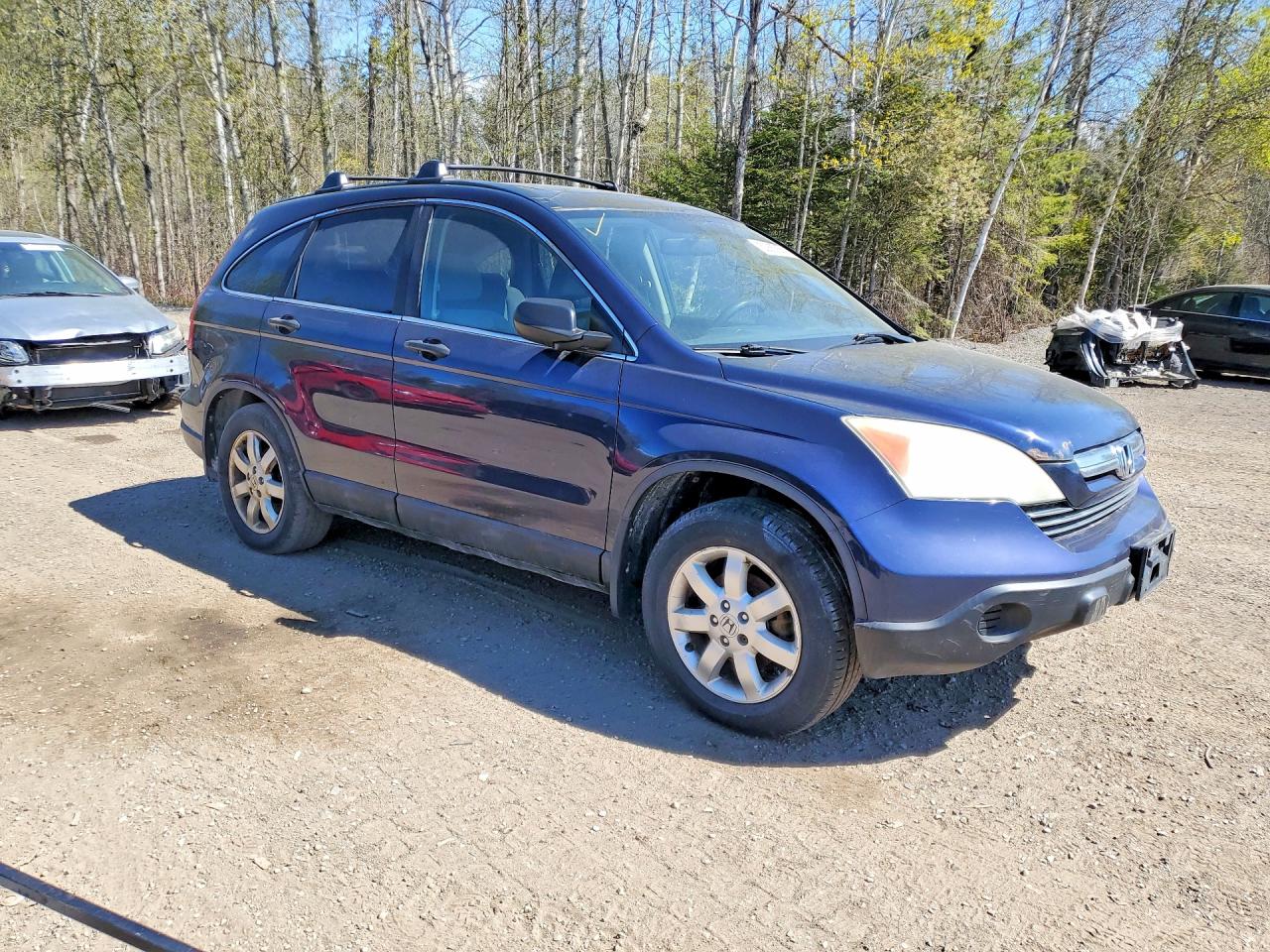 2009 Honda Cr-v Ex Blue vin: 5J6RE38529L800587