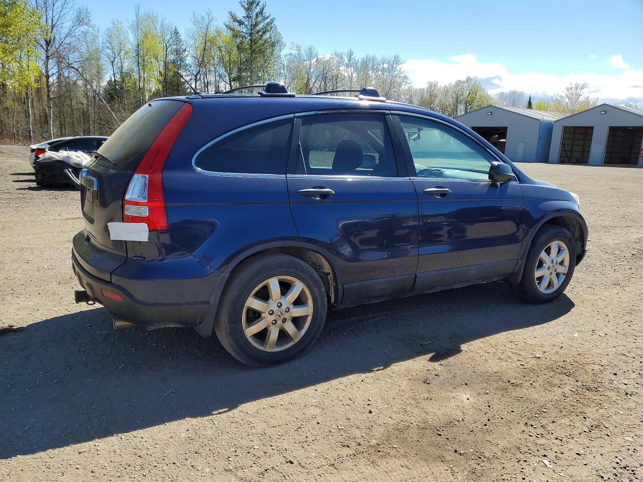2009 Honda Cr-v Ex Blue vin: 5J6RE38529L800587