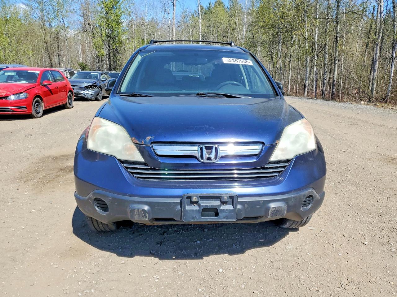 2009 Honda Cr-v Ex Blue vin: 5J6RE38529L800587