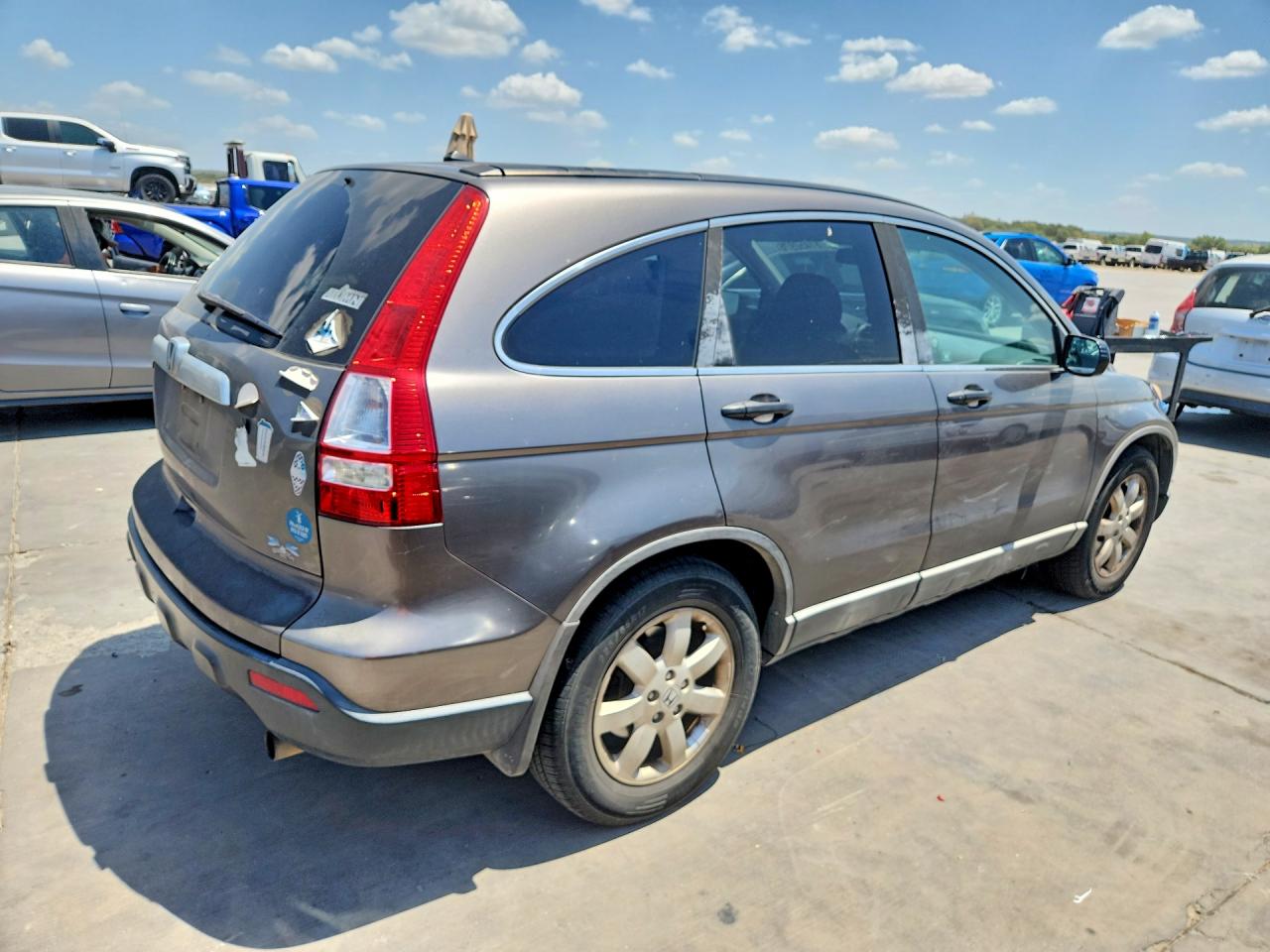 2009 Honda Cr-v Ex Gray vin: 5J6RE38539L009873