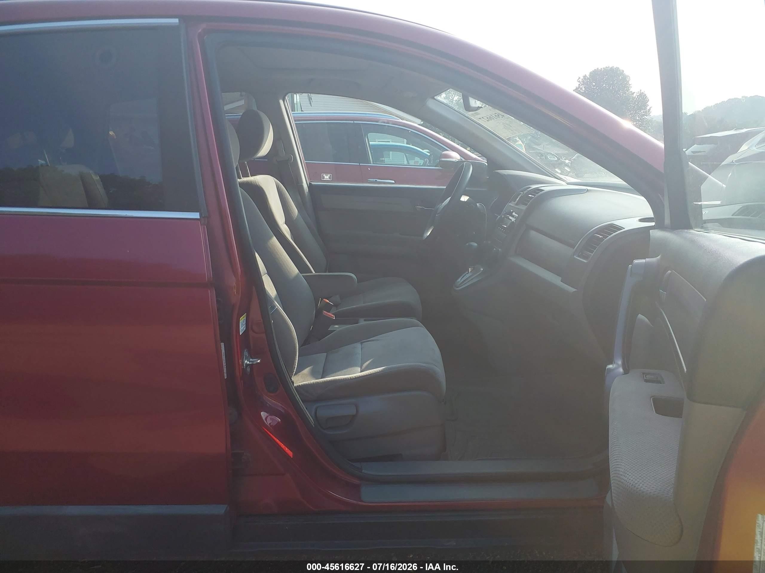 2009 Honda Cr-v Ex Red vin: 5J6RE38549L015620