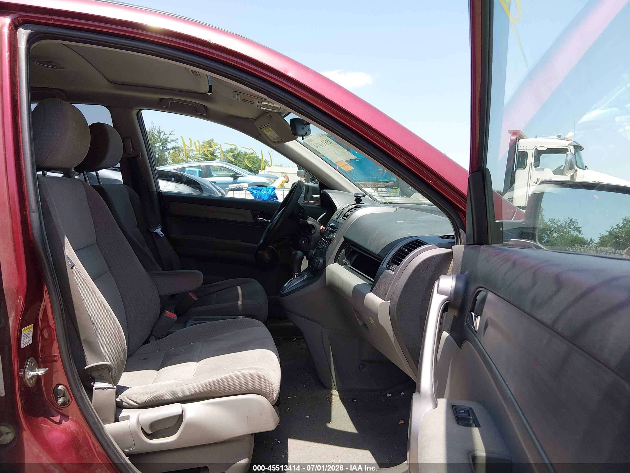 2009 Honda Cr-v Ex Red vin: 5J6RE38549L029968
